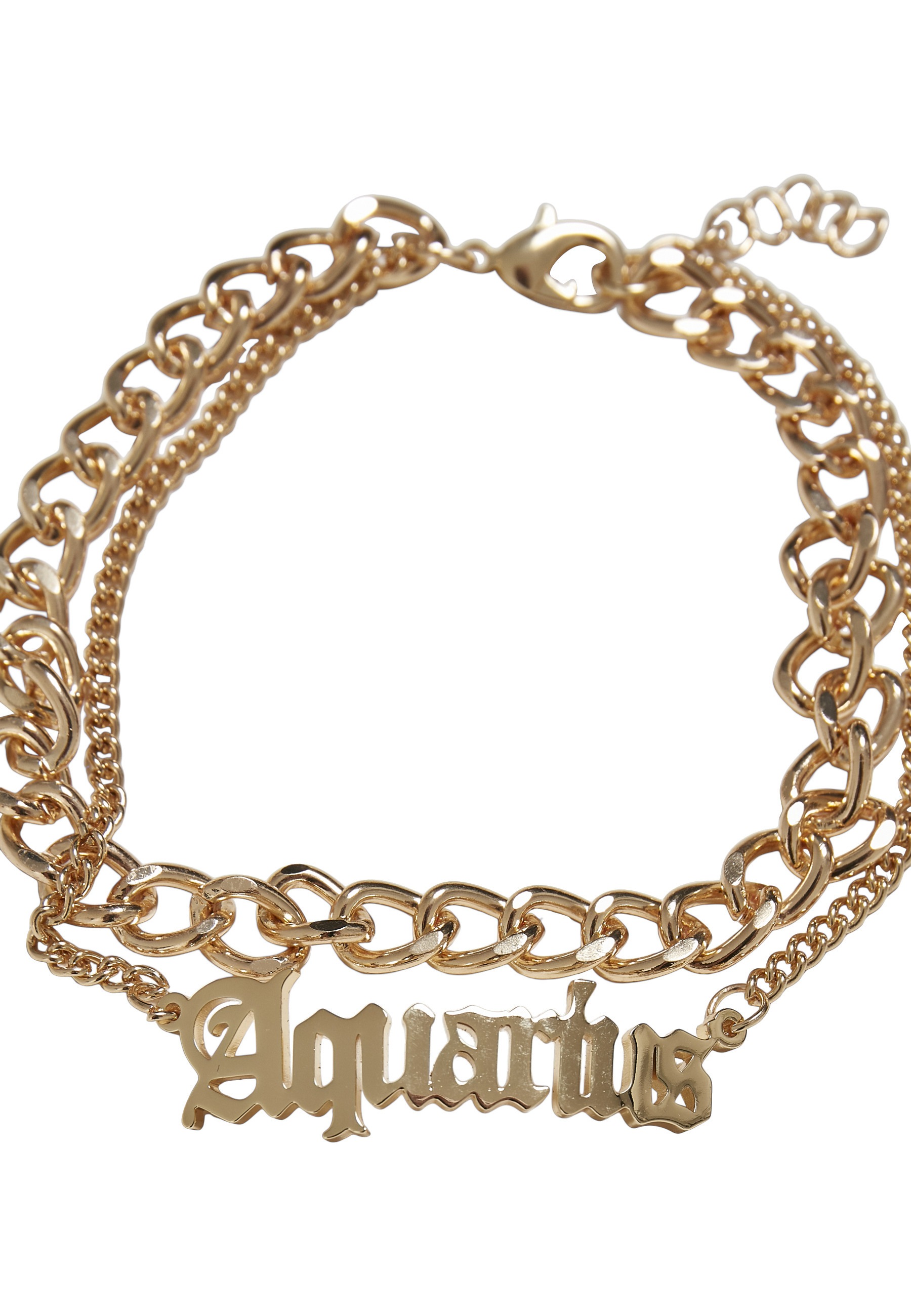 URBAN CLASSICS Edelstahlkette »Urban Classics Unisex Zodiac Golden Anklet«