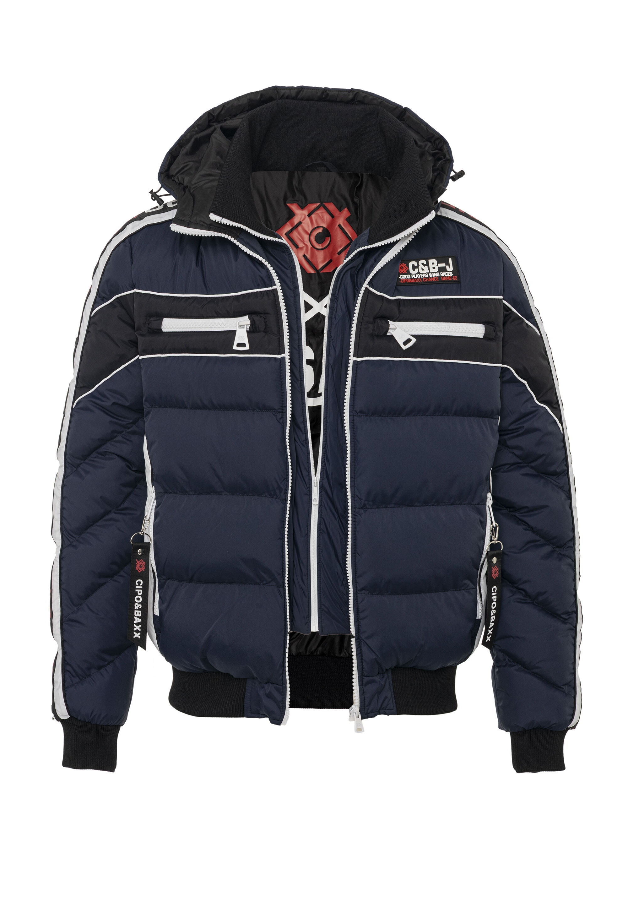 Cipo & Baxx Winterjacke »CM226« mit Kapuze funktional, stylisch & wetterfest