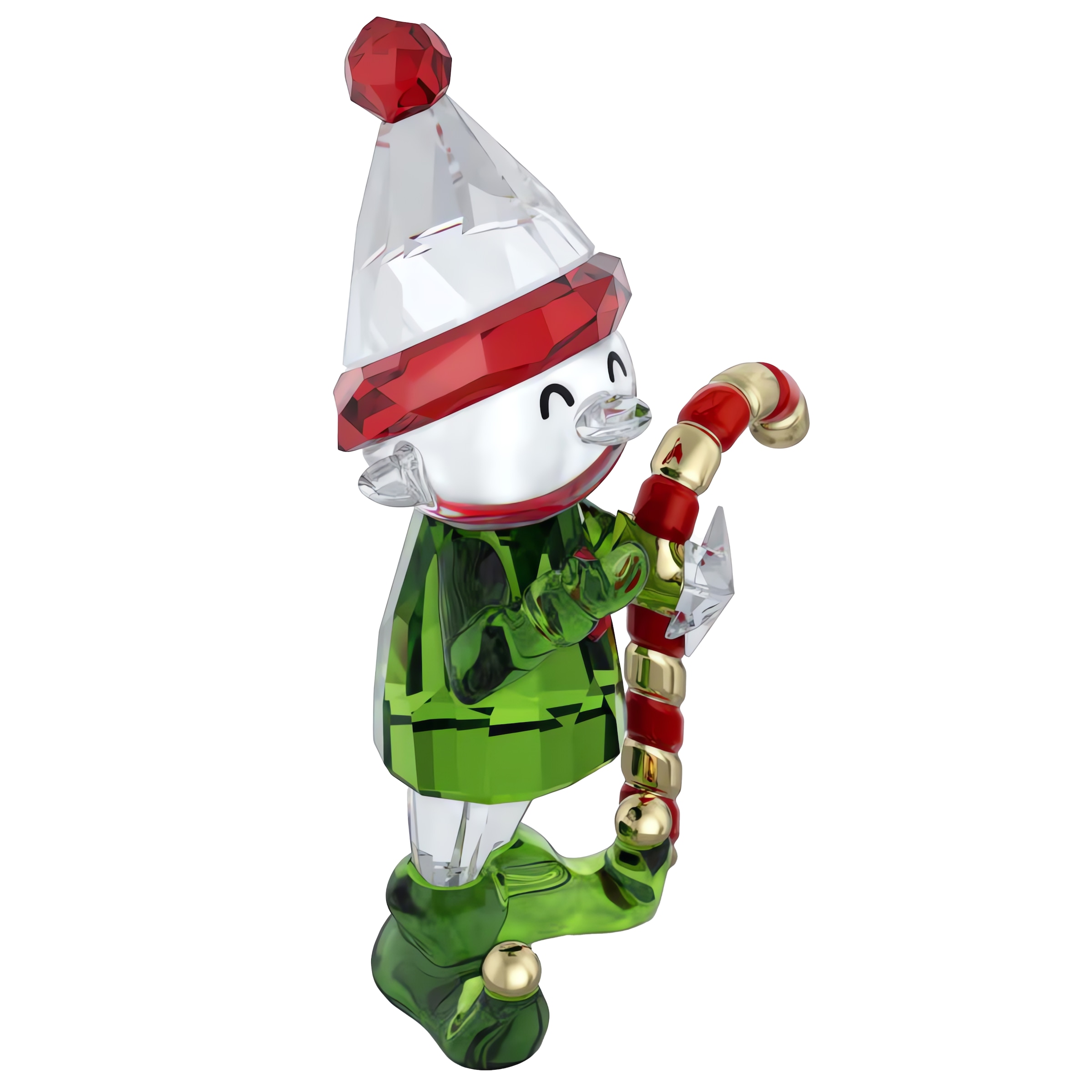Swarovski Weihnachtsfigur »Dekofigur Kristallfigur Sammelfigur Dulcis Elfe und Zuckerstange,«