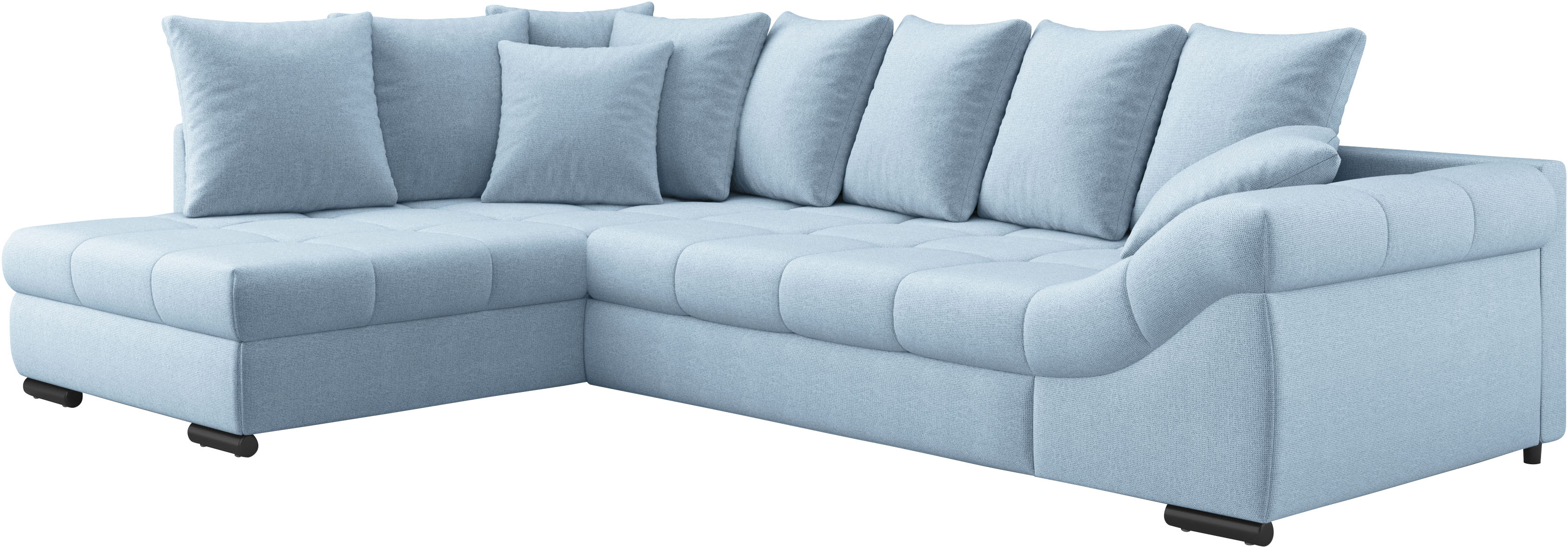 Thumbnail - Mr. Couch Ecksofa "Pietro, L-Form, mit Bett, wahlweise mit Kaltschaum" mit Bett und wahlweise mit Kaltschaum