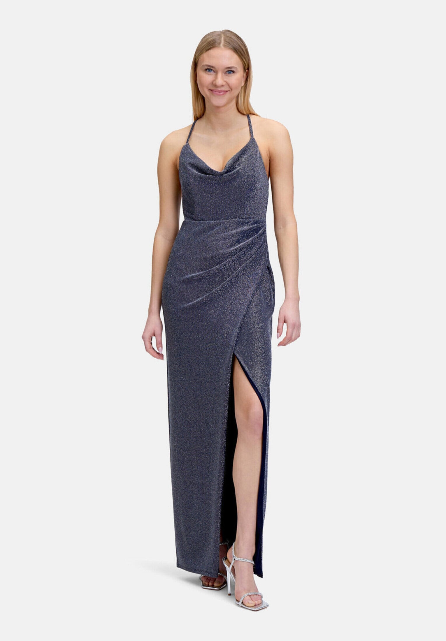 Vera Mont Abendkleid "Damen figurbetont" Ohne Tasche Schlitz