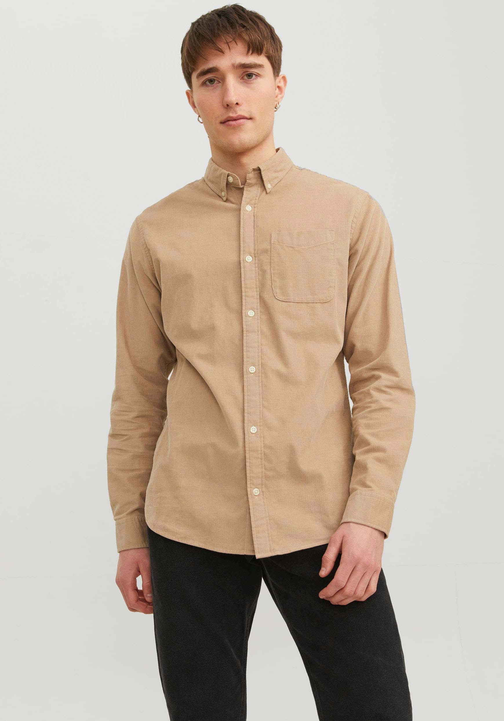 Jack & Jones Langarmhemd "JJECLASSIC CORD SHIRT LS SN", aus Cord günstig online kaufen