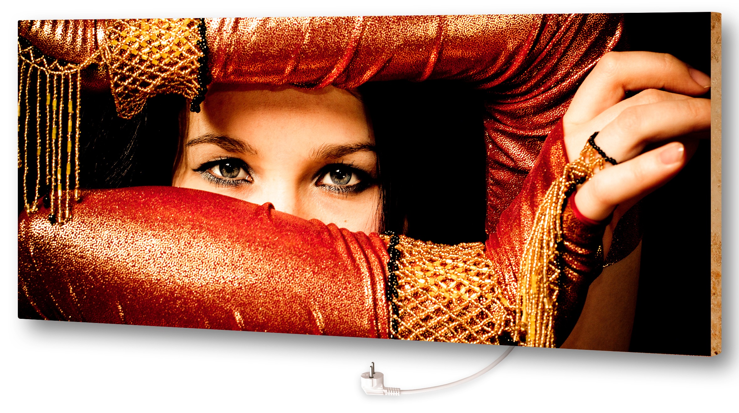 Thumbnail - Marmony Infrarotheizung "MOTIV-Heizkörper "Arabic Eyes", 800 Watt", aus deutschem Jura-Naturstein