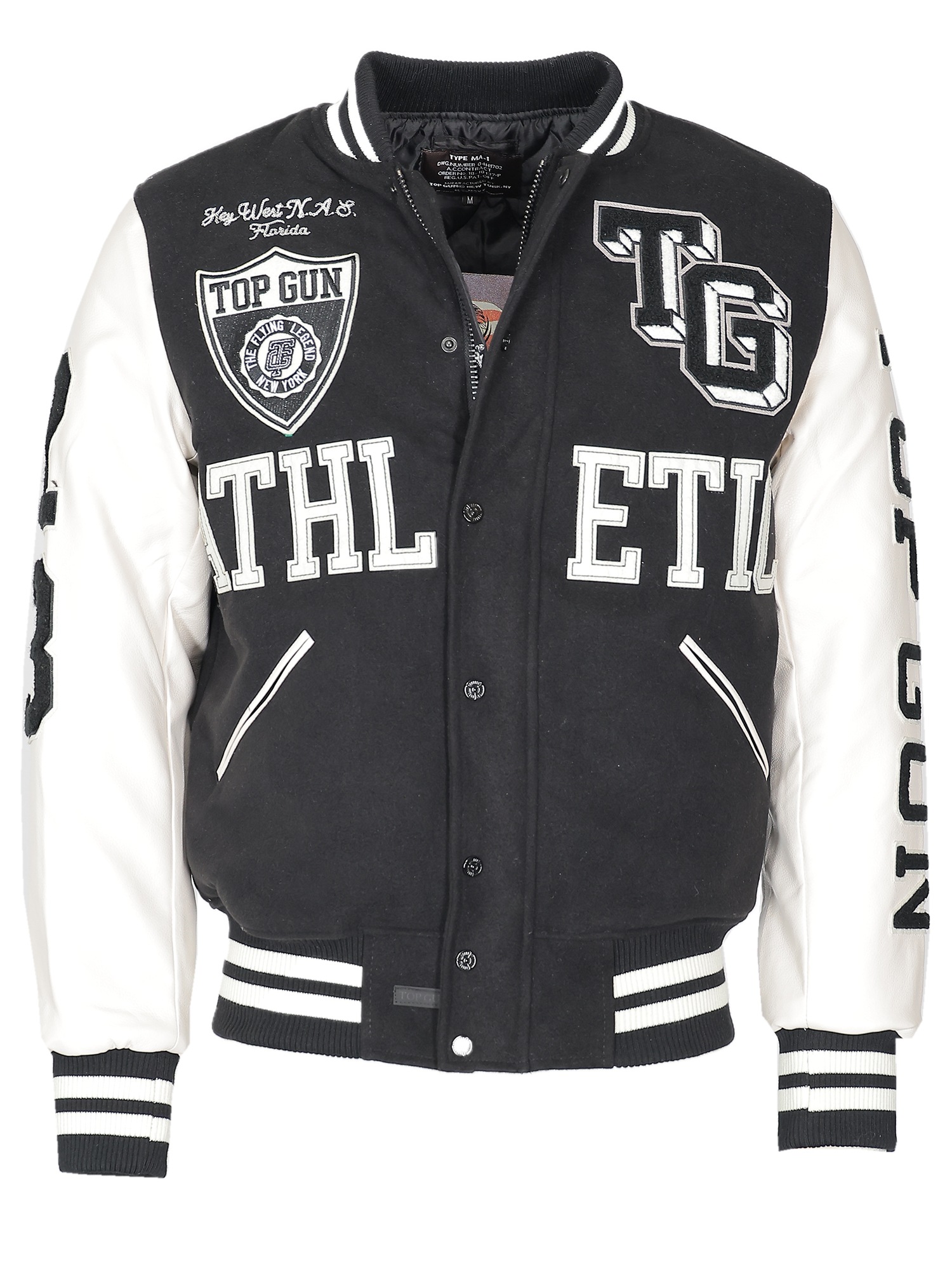 TOP GUN Collegejacke "TG23001"