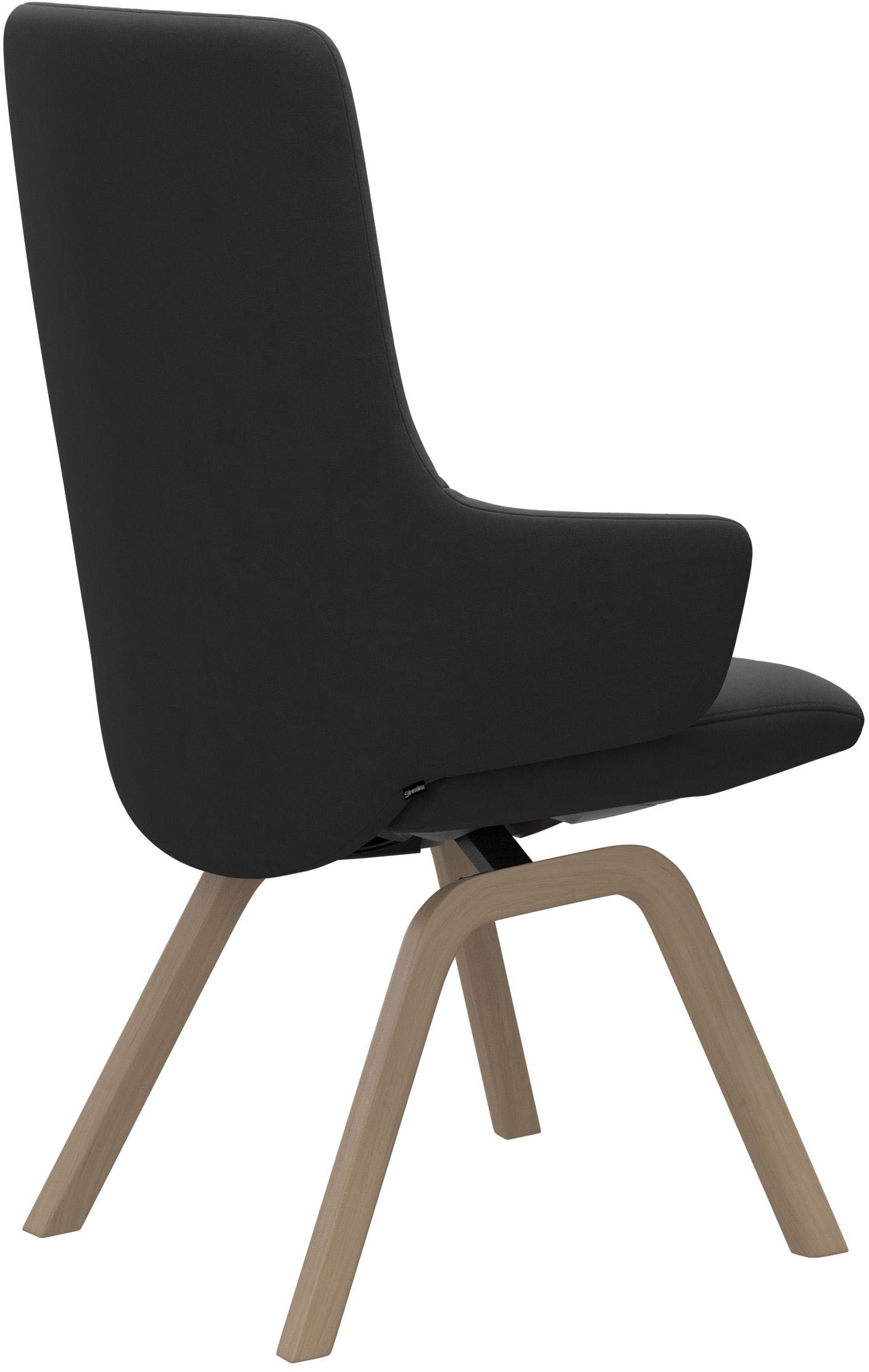 Stressless® Polsterstuhl »Laurel«, Microfaser DINAMICA, High Back mit Armlehne, Größe L, mit schräggestellten Beinen