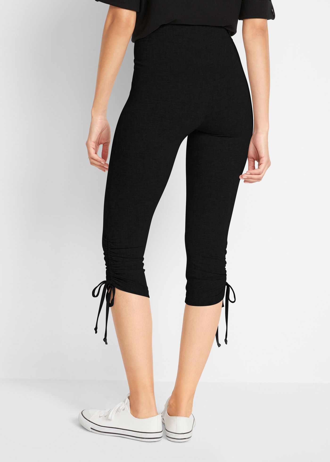 bonprix Caprileggings  Skinny Fit, aus elastischem Material mit hohem Baumwollanteil