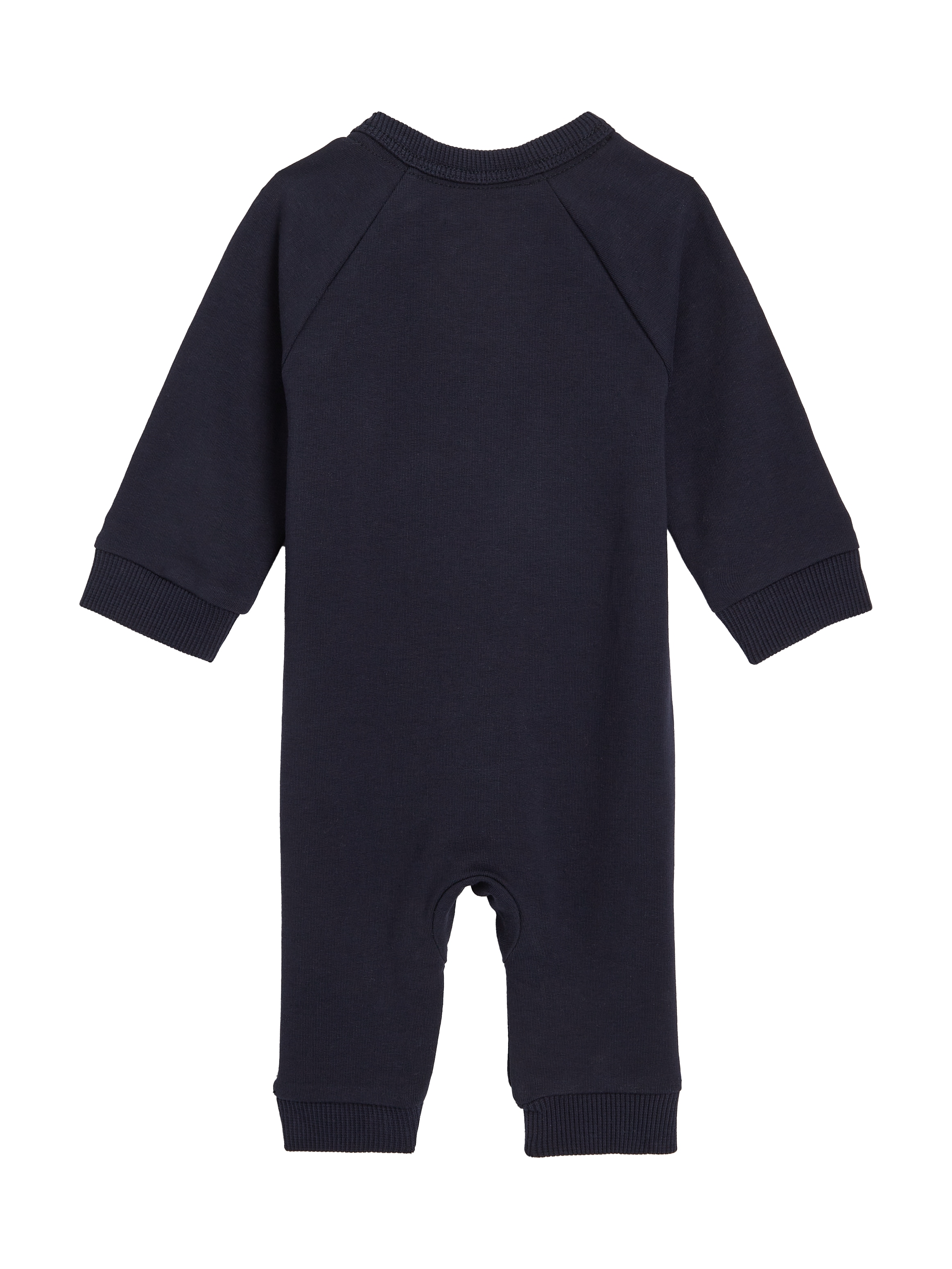 Tommy Hilfiger Overall »BABY TH LOGO COVERALL«, mit Drucknöpfen am Ausschnitt, Tommy Hilfiger Logo-Print