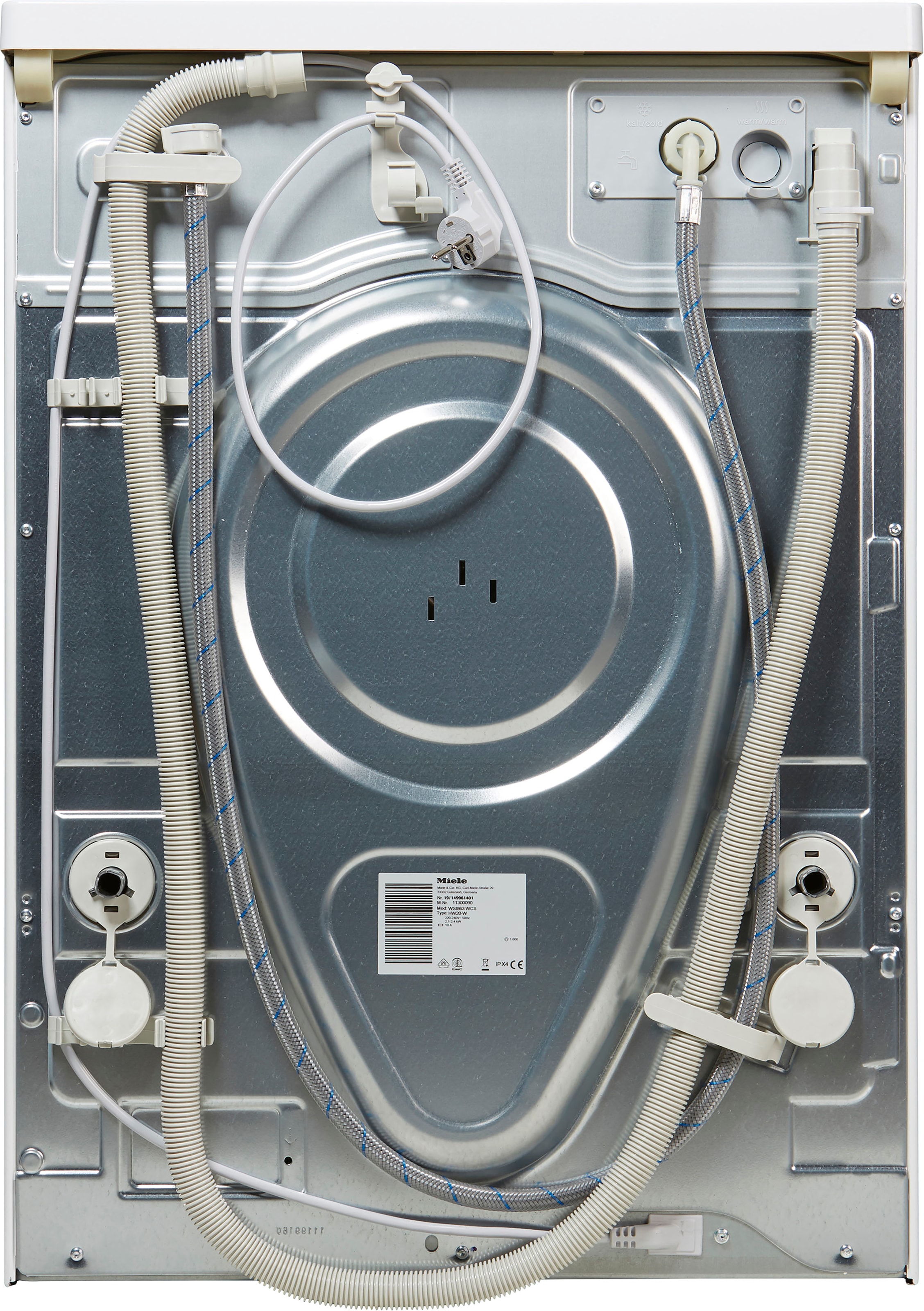 Miele Waschmaschine »WSI863WCS D LW PWash&TDos«, WSI863 WCS PWash&TDos&9kg, 9 kg, 1600 U/min, QuickpowerWash für saubere Wäsche in 49 Minuten
