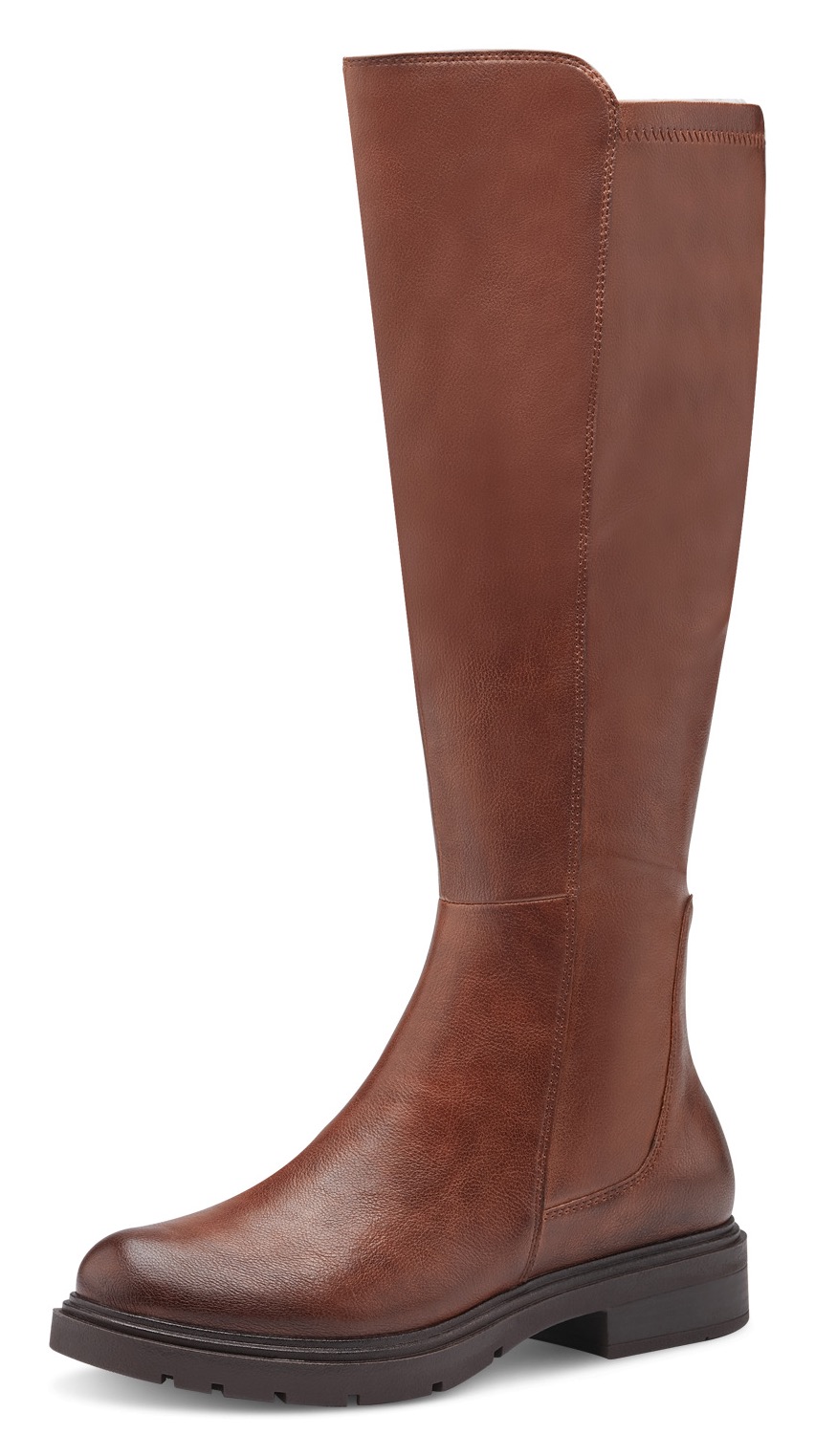 Stiefel, mit halben Reißverschluss