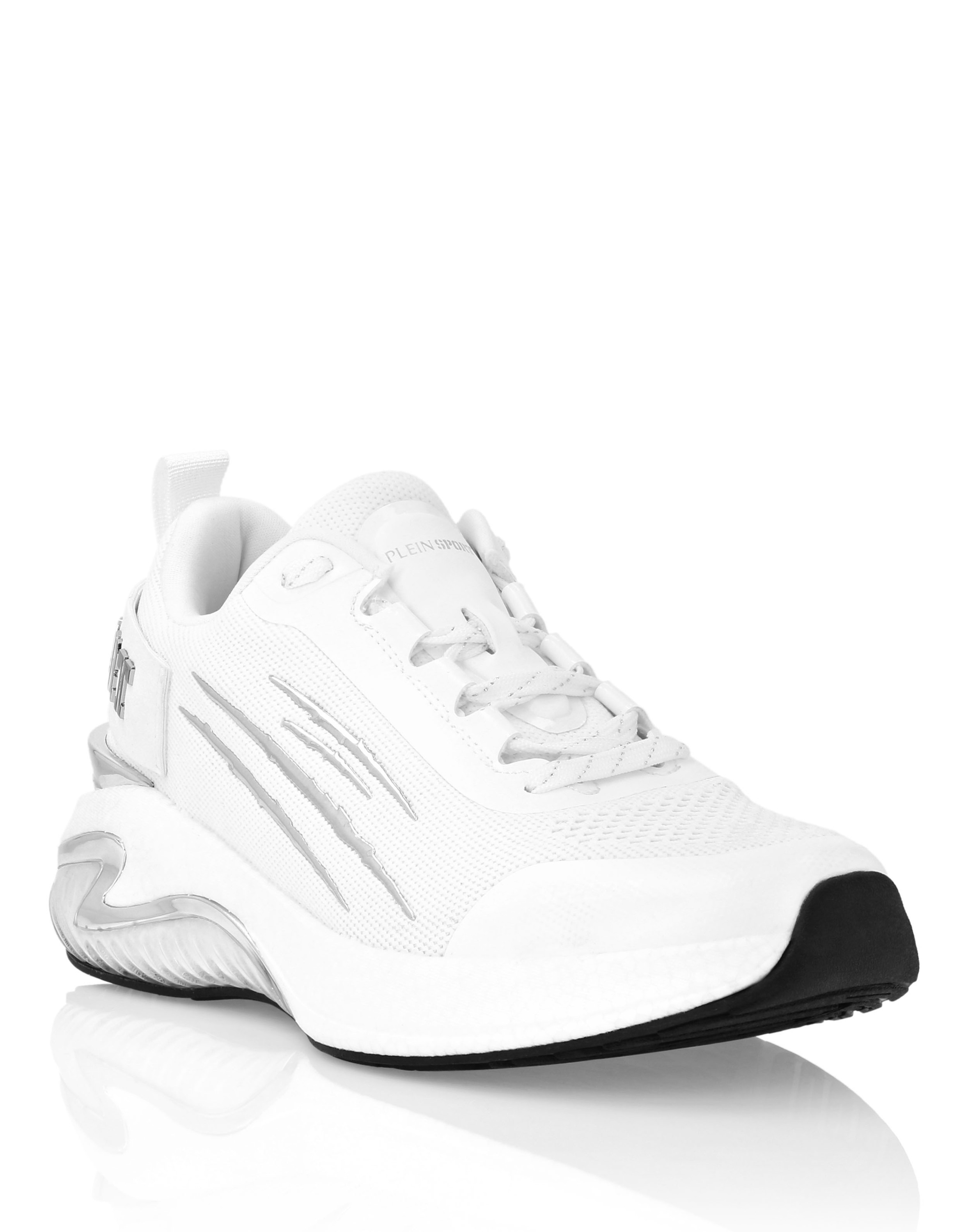 Sneaker PLEIN SPORT "Runner Sneaker", Damen, Gr. 39, Normalschaft, 01, weiß, Schuhe Sneaker 2