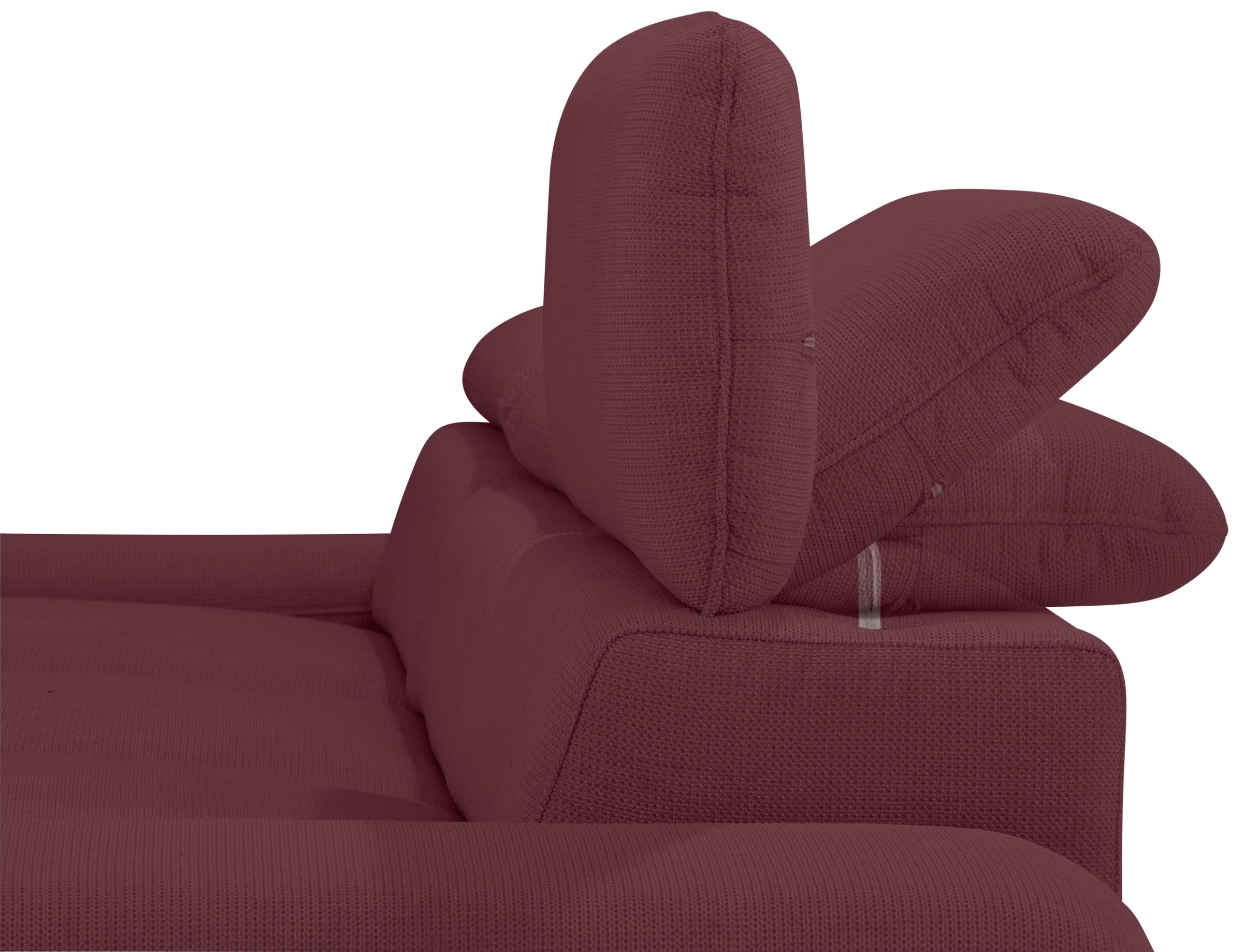 Home affaire Ecksofa »Alberto L-Form«, mit Kopfteilverstellung, wahlweise mit Bettfunktion