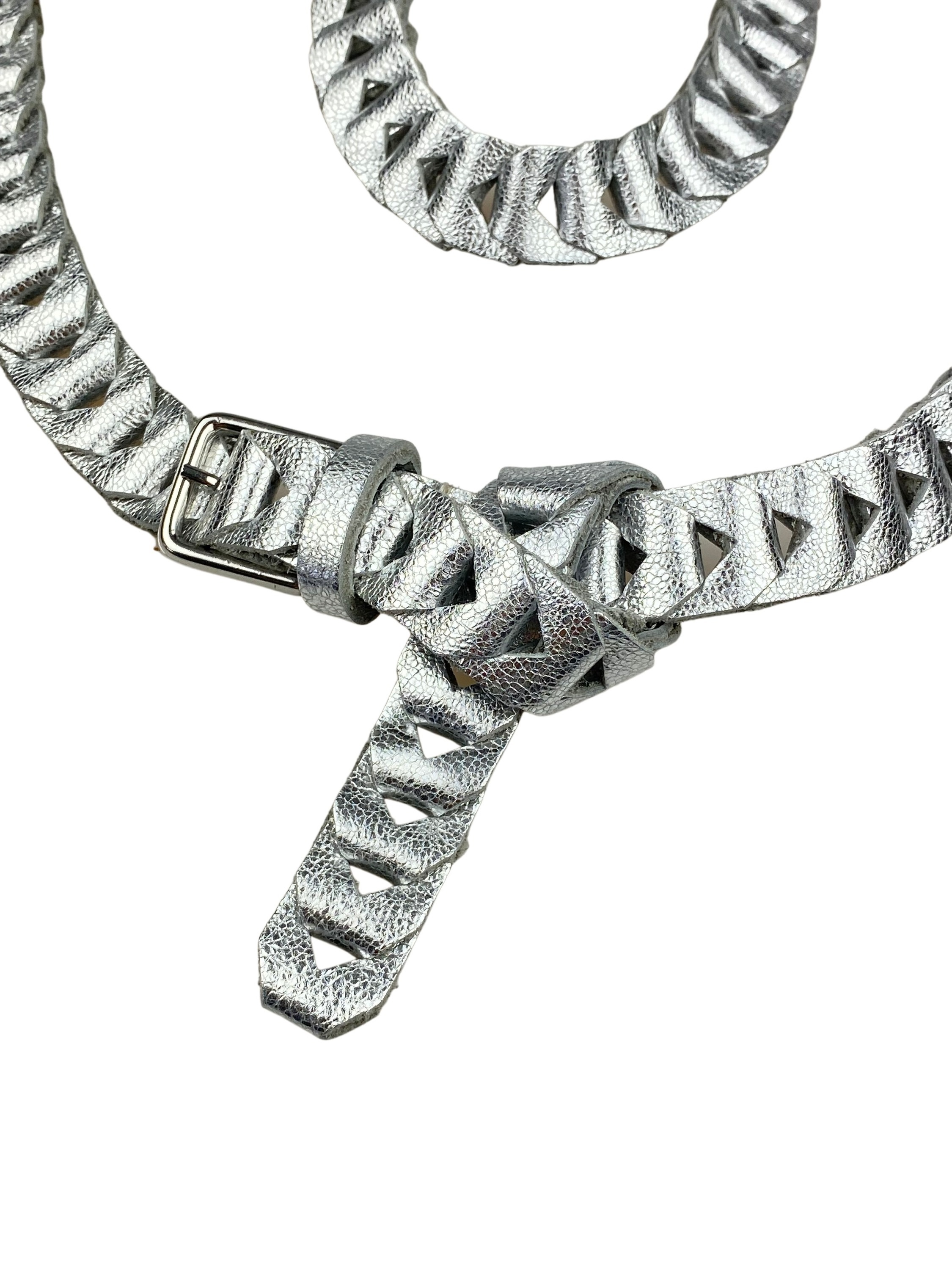 COLLEZIONE ALESSANDRO Ledergürtel »Element«, aus dutzenden Lederelementen