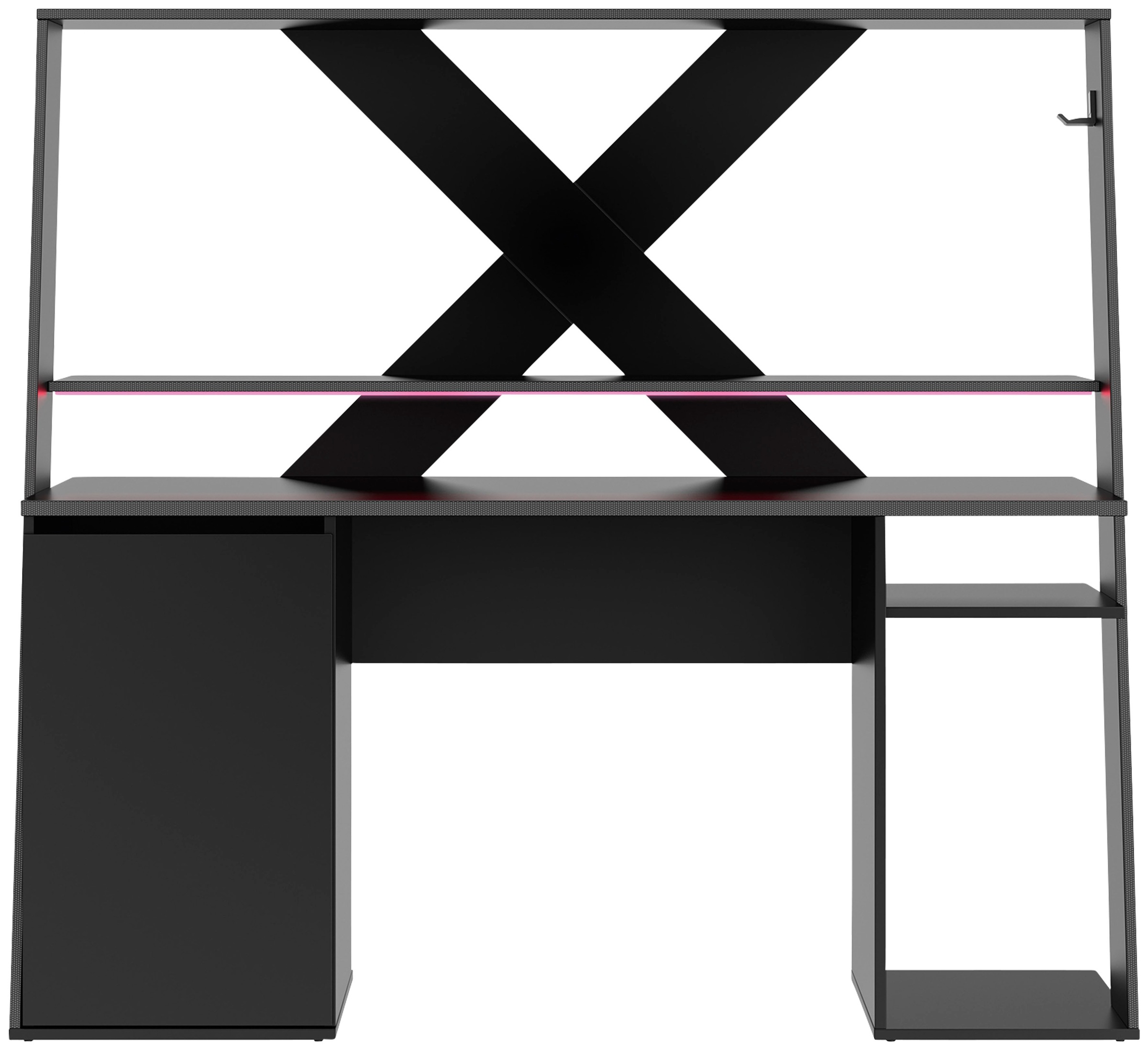 Gami Gamingtisch »AXYON«, (1 St.), Das ganze Material findet seinen Platz