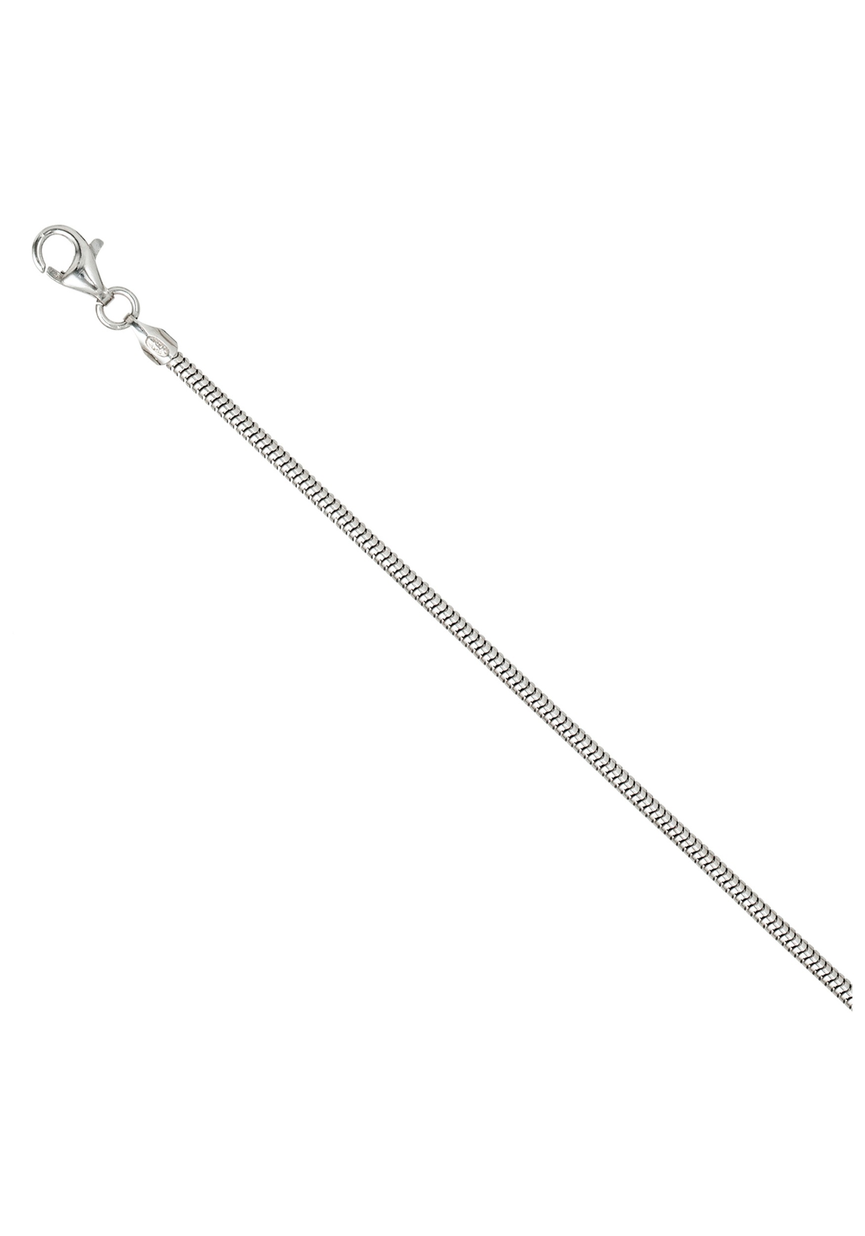 JOBO Silberkette Schlangenkette 925 Silber 50 cm 1 9 mm