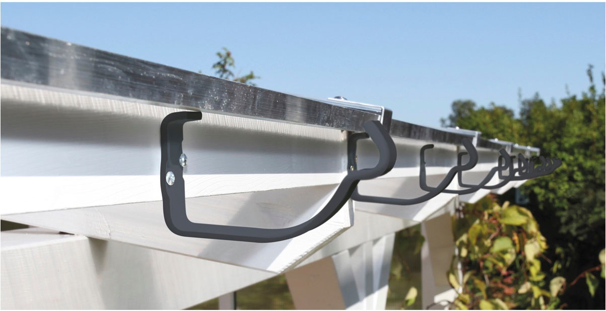 Skanholz Regenrinne 2 Stk. tlg. 812 cm, für Satteldach