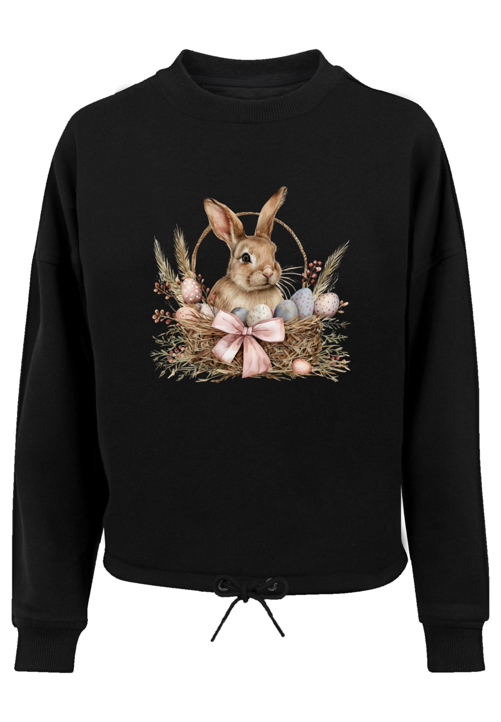 F4NT4STIC Sweatshirt »Osterhasen Korb Dekor«, Premium Qualität