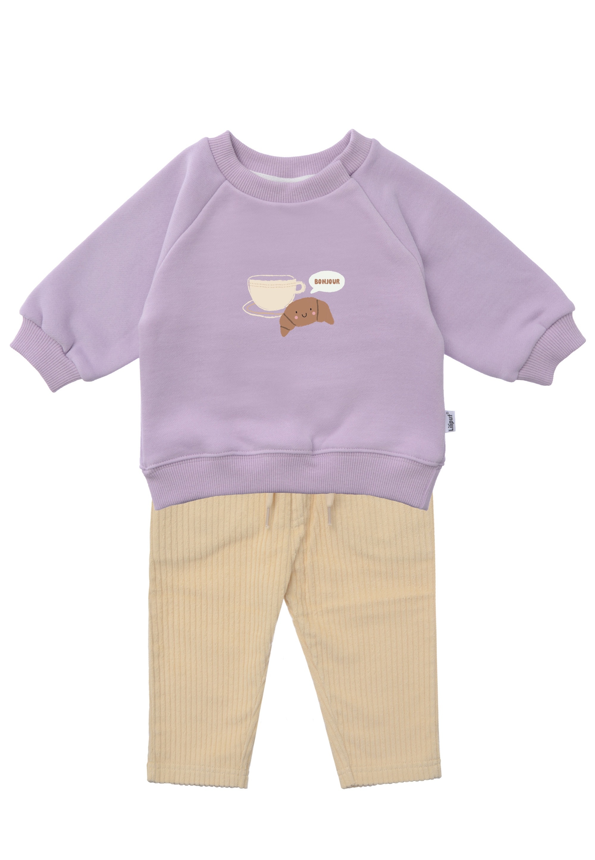 Liliput Sweatanzug »Croissant Bonjour«, mit niedlichem Frühstücks-Print
