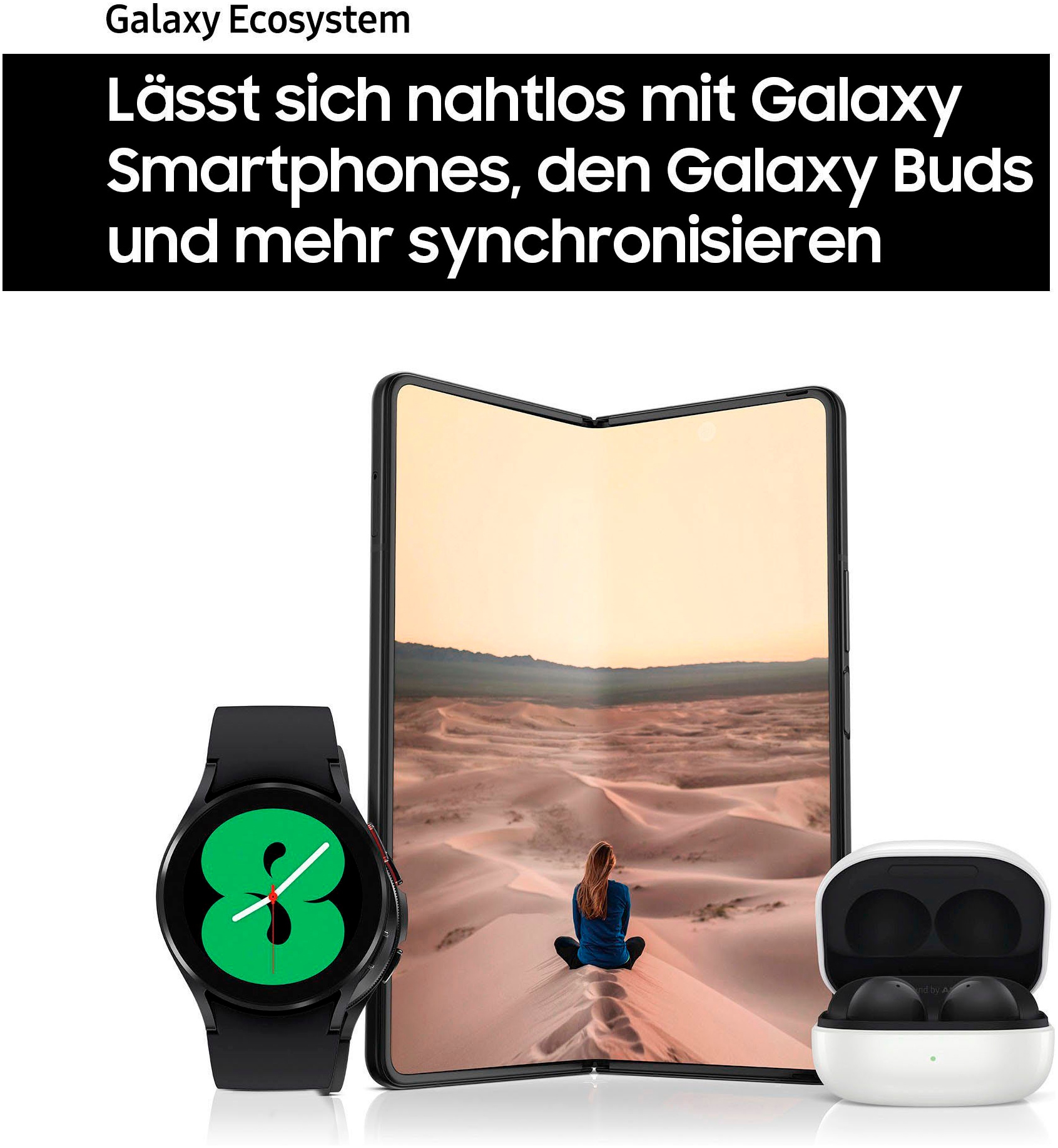 Samsung Smartwatch »Galaxy Watch 4 40mm«, (3,04 cm / 1,2 Zoll), Wear OS by Samsung, 16 GB,)