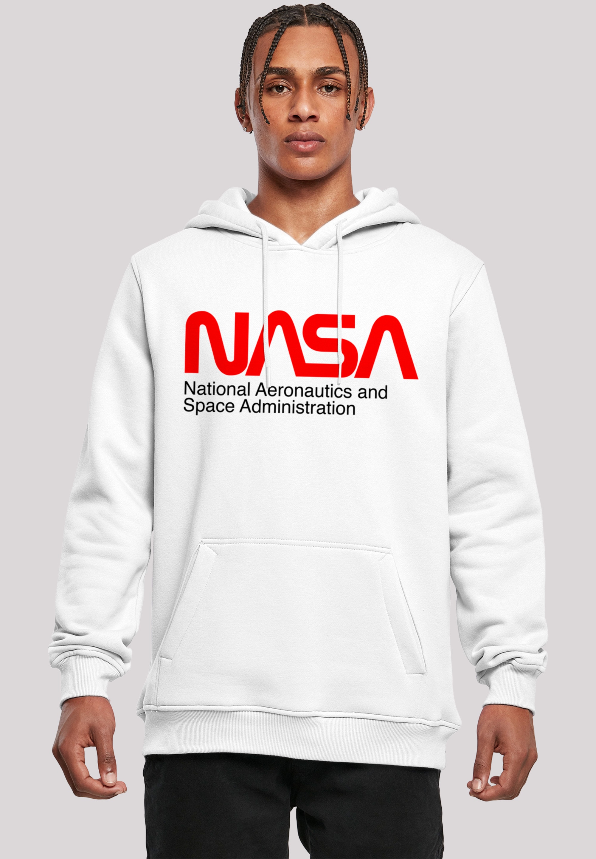 F4NT4STIC Sweatshirt "NASA Aeronautics And Space", Herren,Premium Merch,Slim-Fit,Kapuzenpullover,Bedruckt