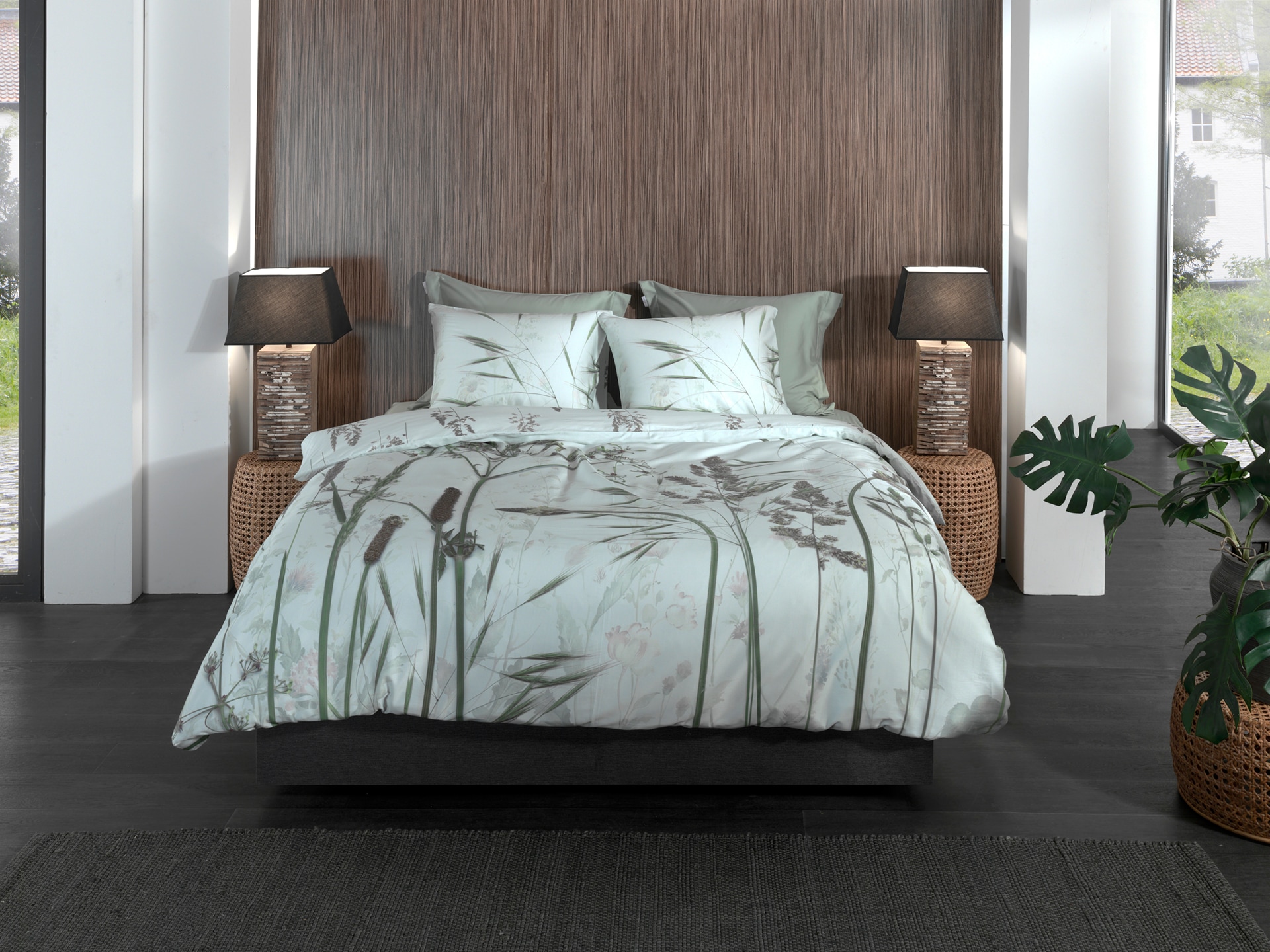 Heckett & Lane Bettwäsche »Heckettlane Bettwäsche Ona« 2 Bettwäsche aus 100% Baumwolle, hochwertige Mako-Satin, ab 135x200 cm.