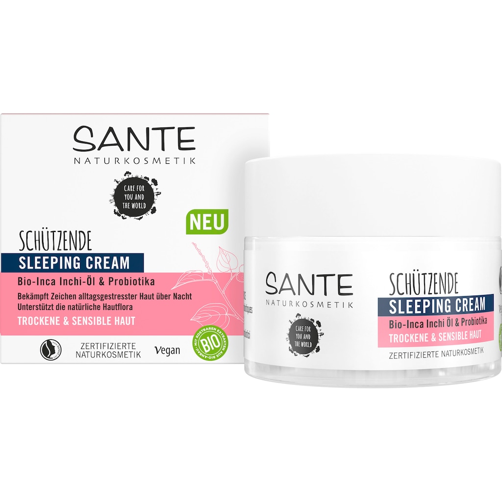 SANTE Gesichtslotion »Schützende Sleeping Cream«