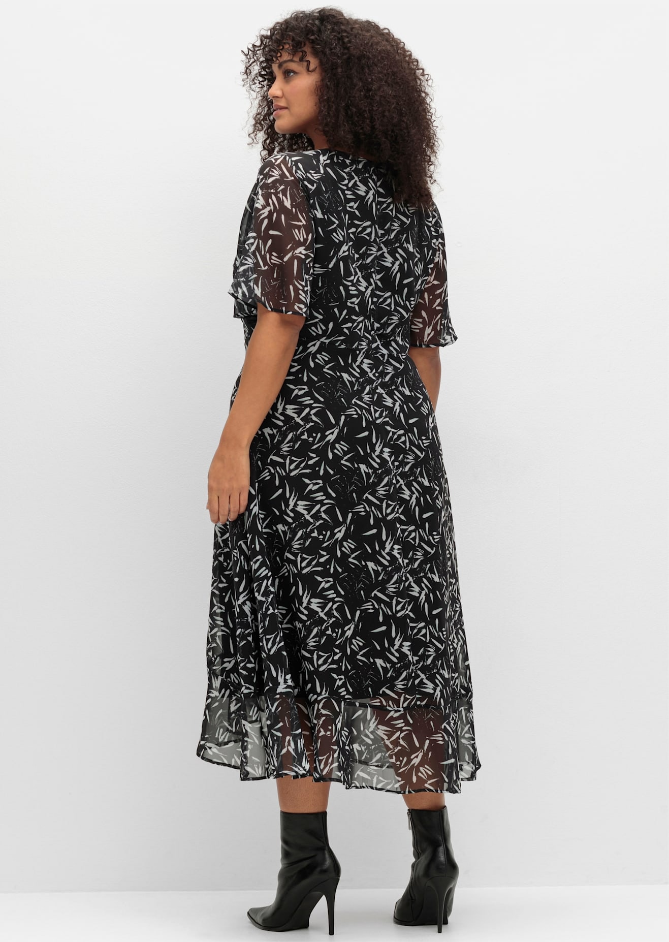 Sheego Chiffonkleid »Chiffonkleid«