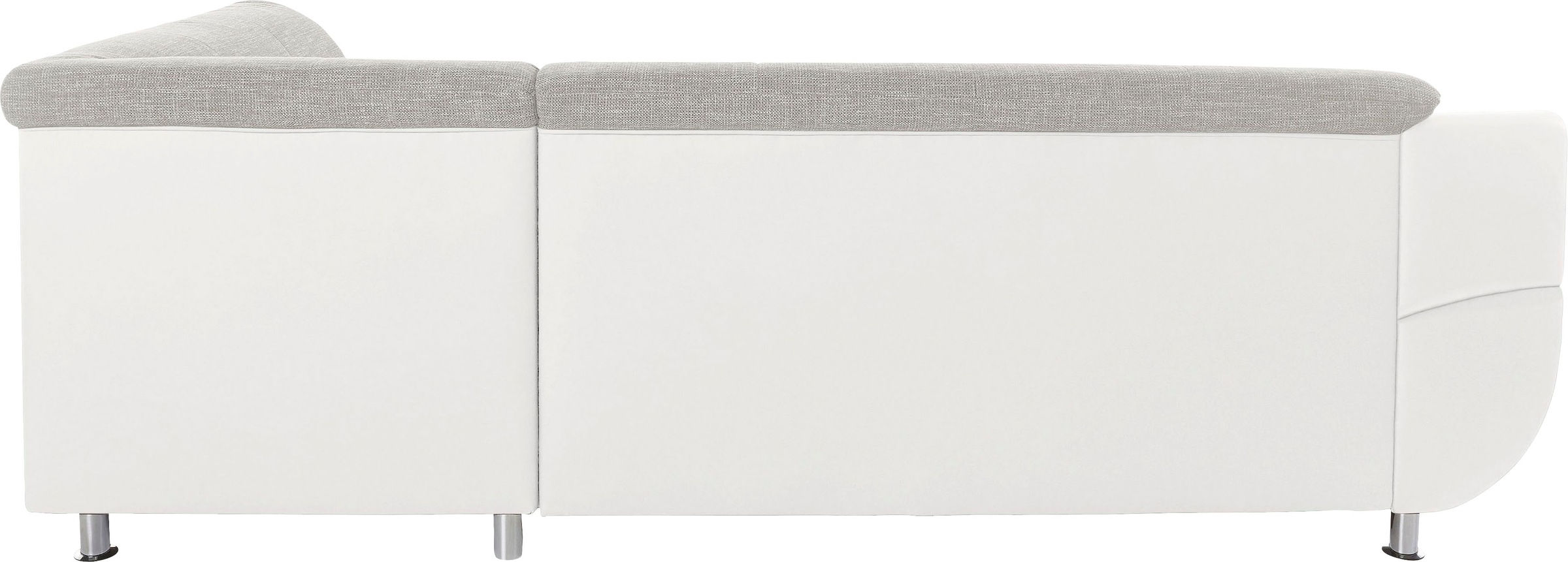 TRENDMANUFAKTUR Ecksofa »Rondo 3, zeitlos und bequem, Materialmix, breite Armlehnen, L-Form«, wahlweise mit Federkern für mehr Komfort, wahlweise mit Bettfunktion