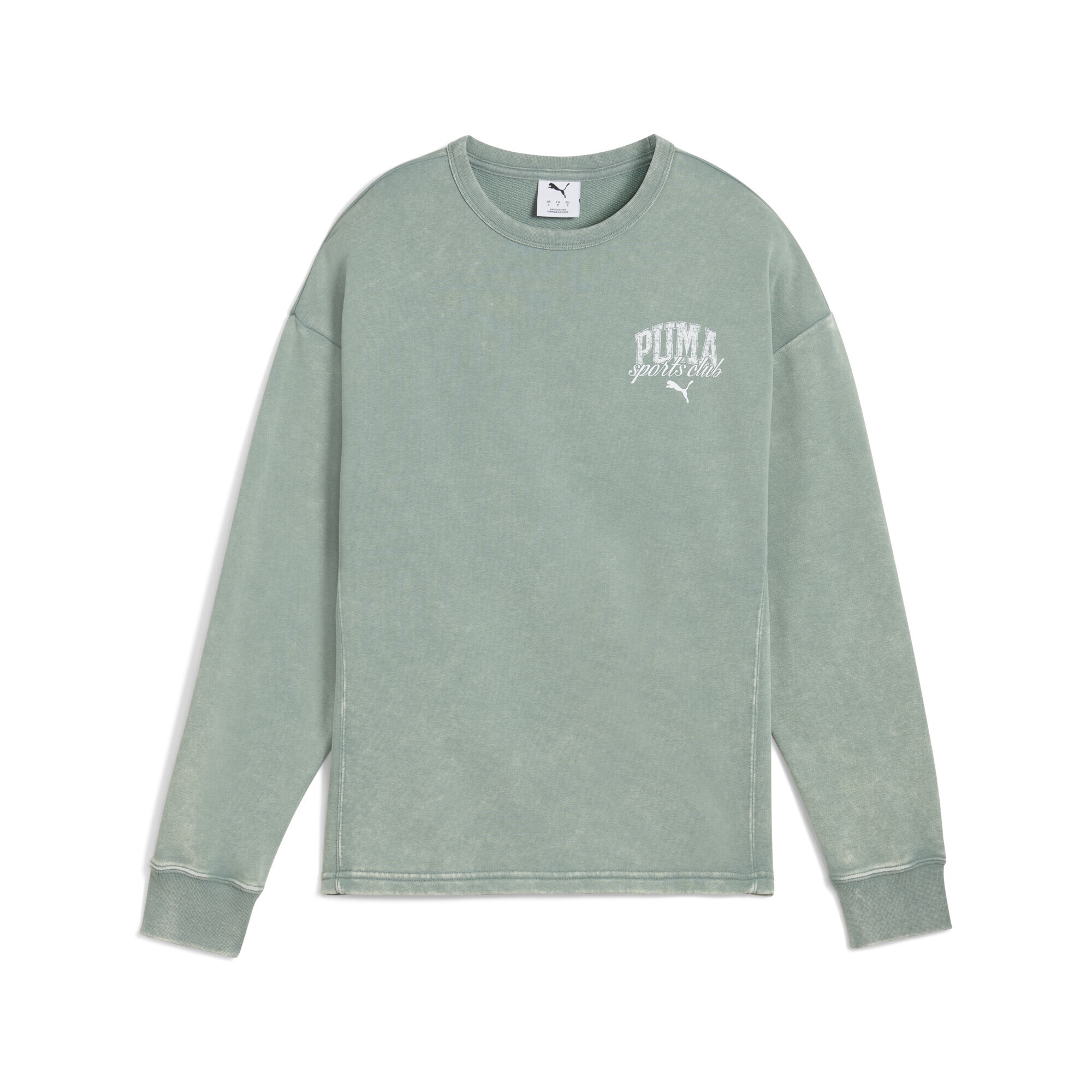 PUMA Sweatshirt "PUMA CLASS Bequemer Crewneck mit Waschung Damen" günstig online kaufen