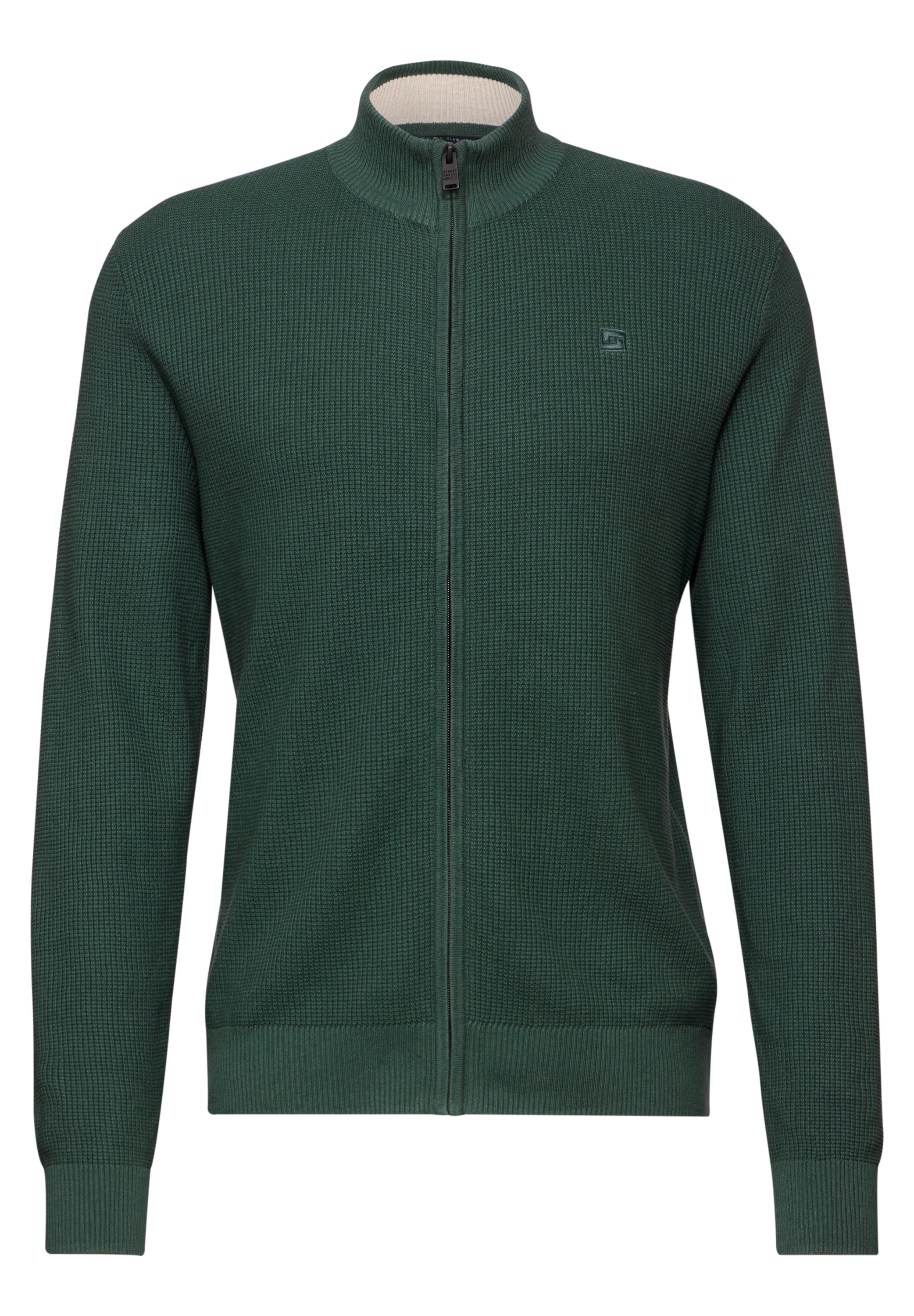 STREET ONE MEN Strickjacke, Feinstrick