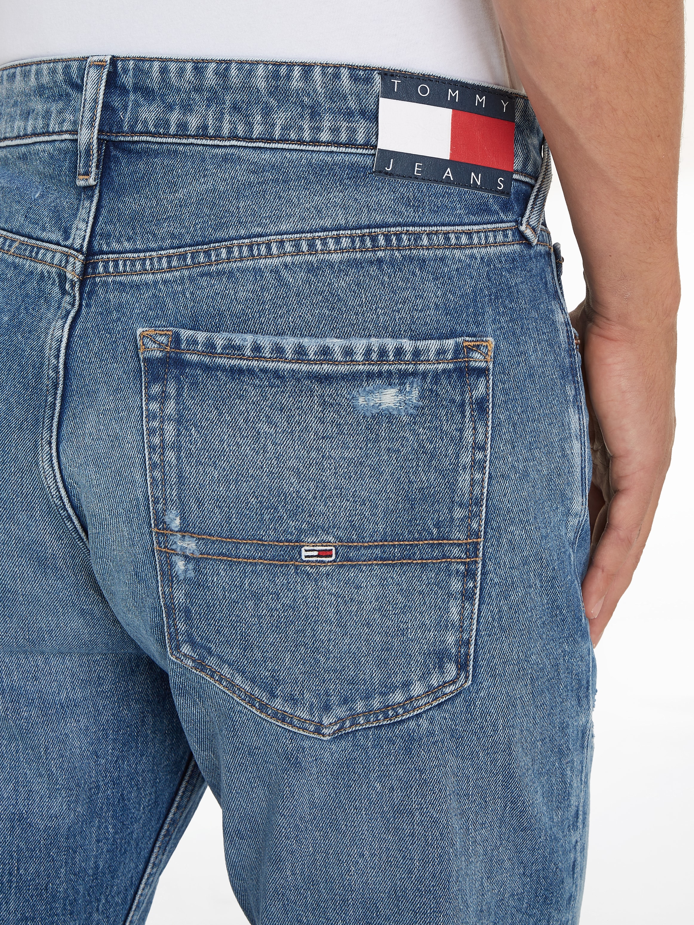 Tommy Jeans Slim-fit-Jeans »Scanton Slim Denim«, mit Used-Effekten