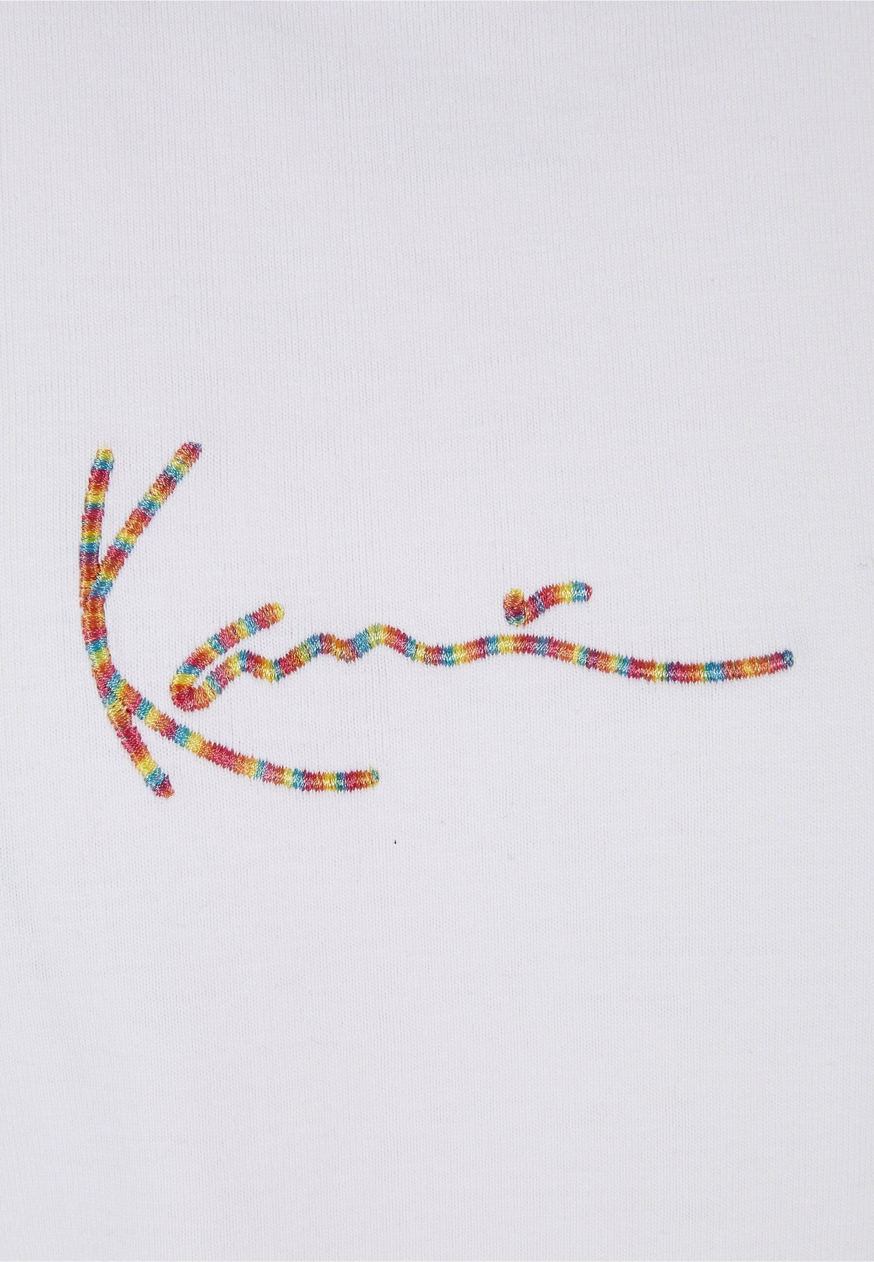 Karl Kani T-Shirt »Karl Kani Herren Small Signature Multicolor Logo Tee white«, (1 tlg.)