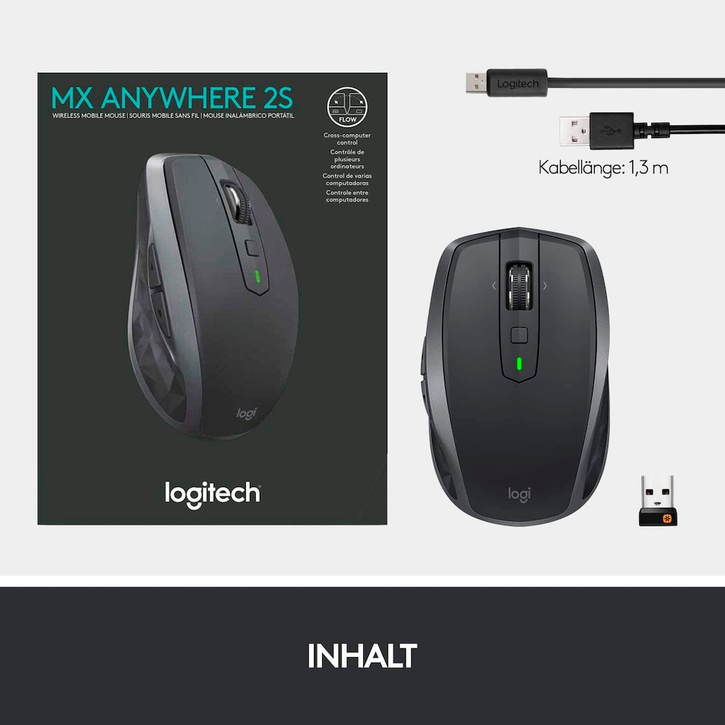 Logitech Maus »MX Anywhere 2S Wireless Mouse«