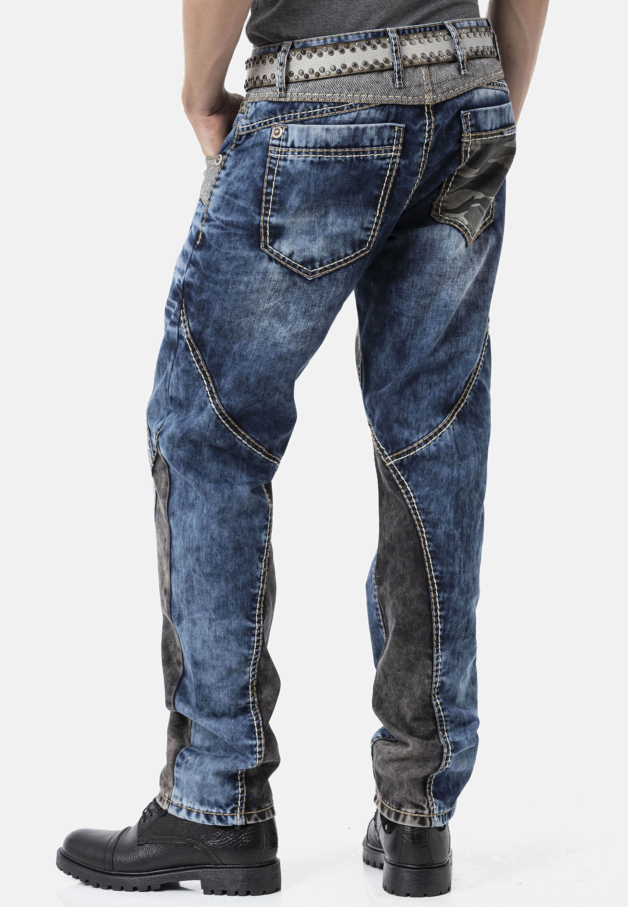 Cipo & Baxx Regular-fit-Jeans »CD894« mit stylischer Waschung