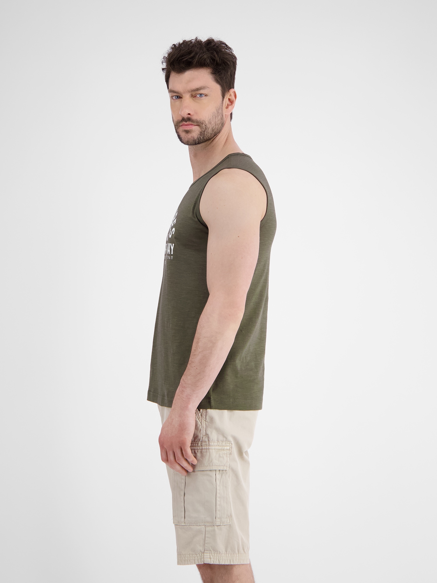 LERROS Muskelshirt »LERROS Herren Tanktop mit Brustprint«