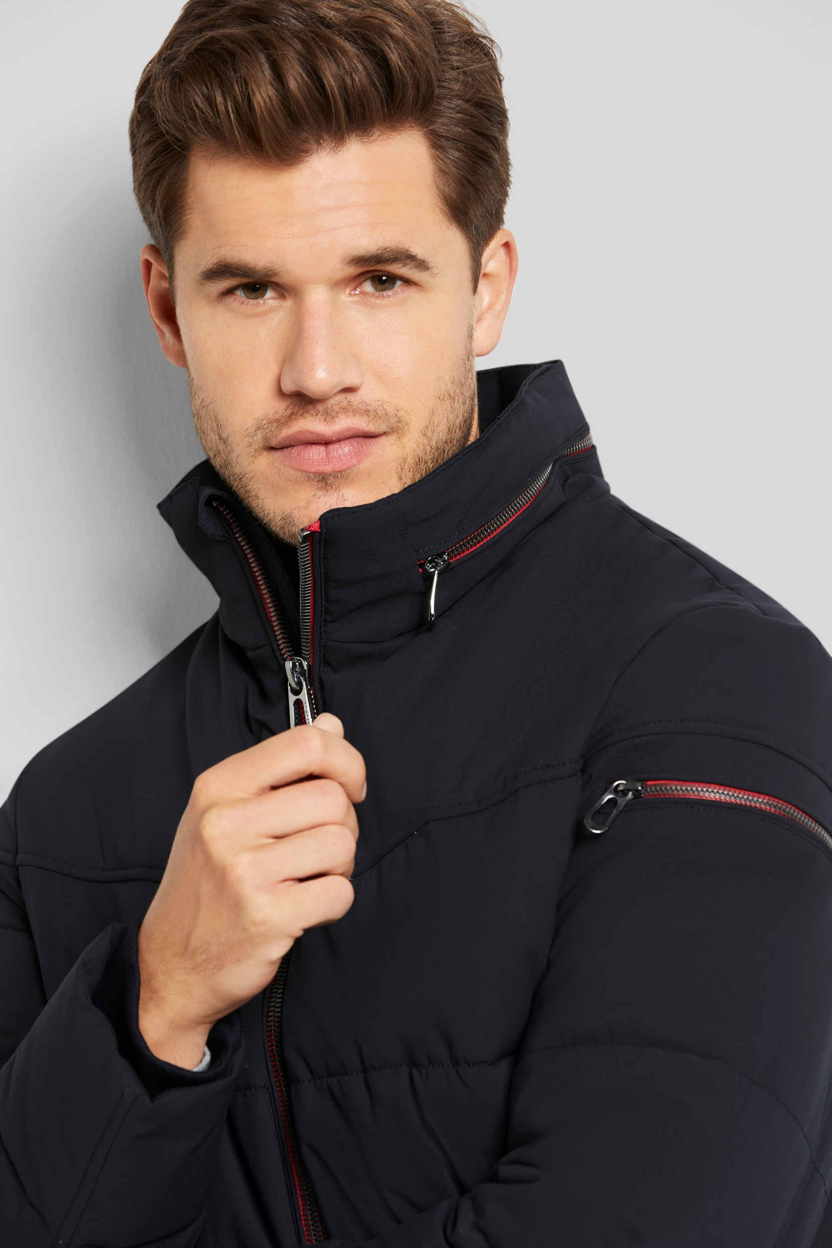 bugatti Blouson, ohne Kapuze, mit breitem Steppbild