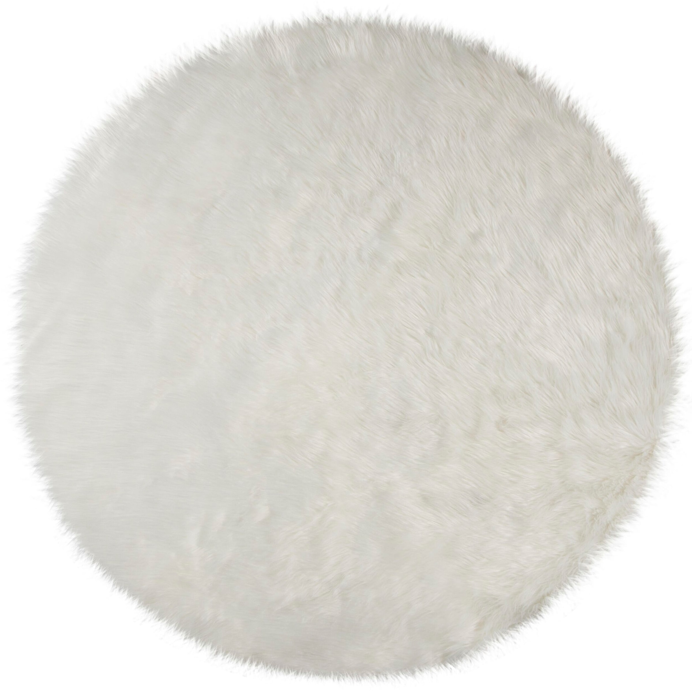 FLAIR RUGS Hochflor-Teppich "Sheepskin", rund, 60 mm Höhe, Kunstfell, Wohnzimmer