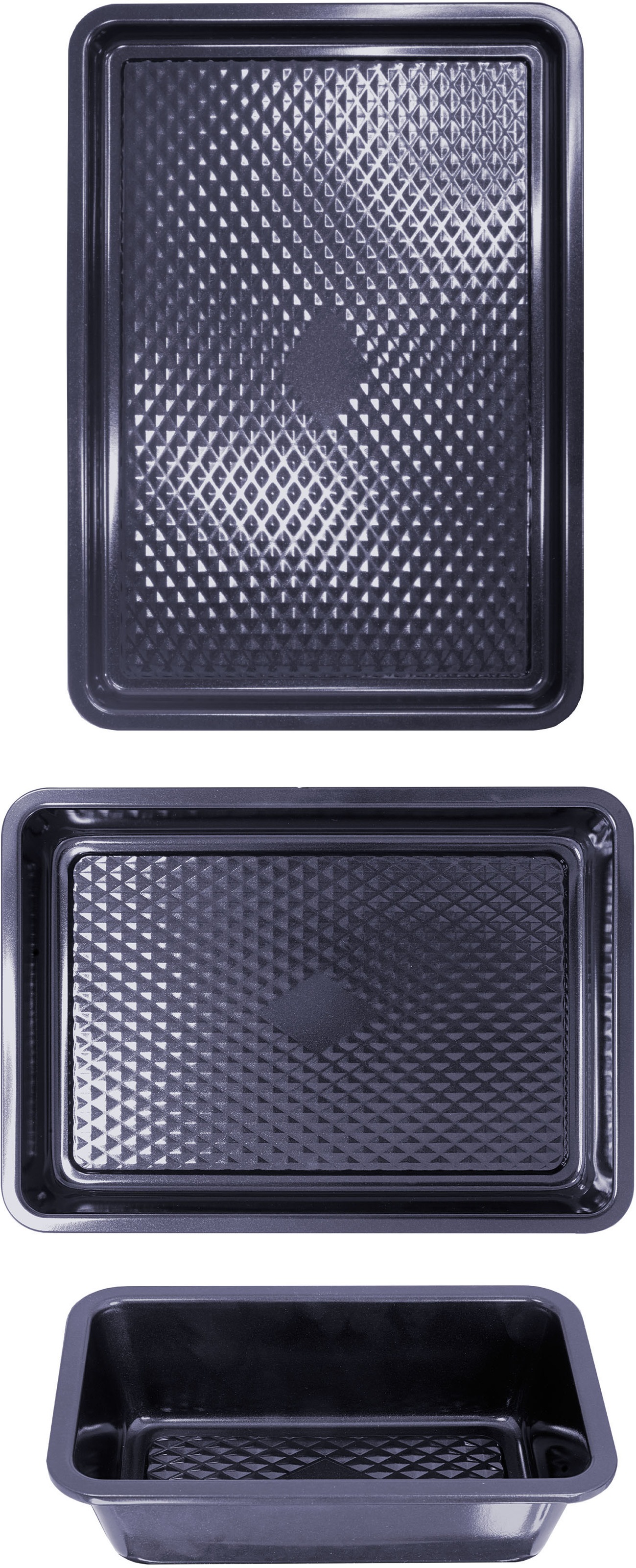 Backform Ceraflon Prestige Diamant (Set, 3tlg., Backblech Auflaufform Kastenform)