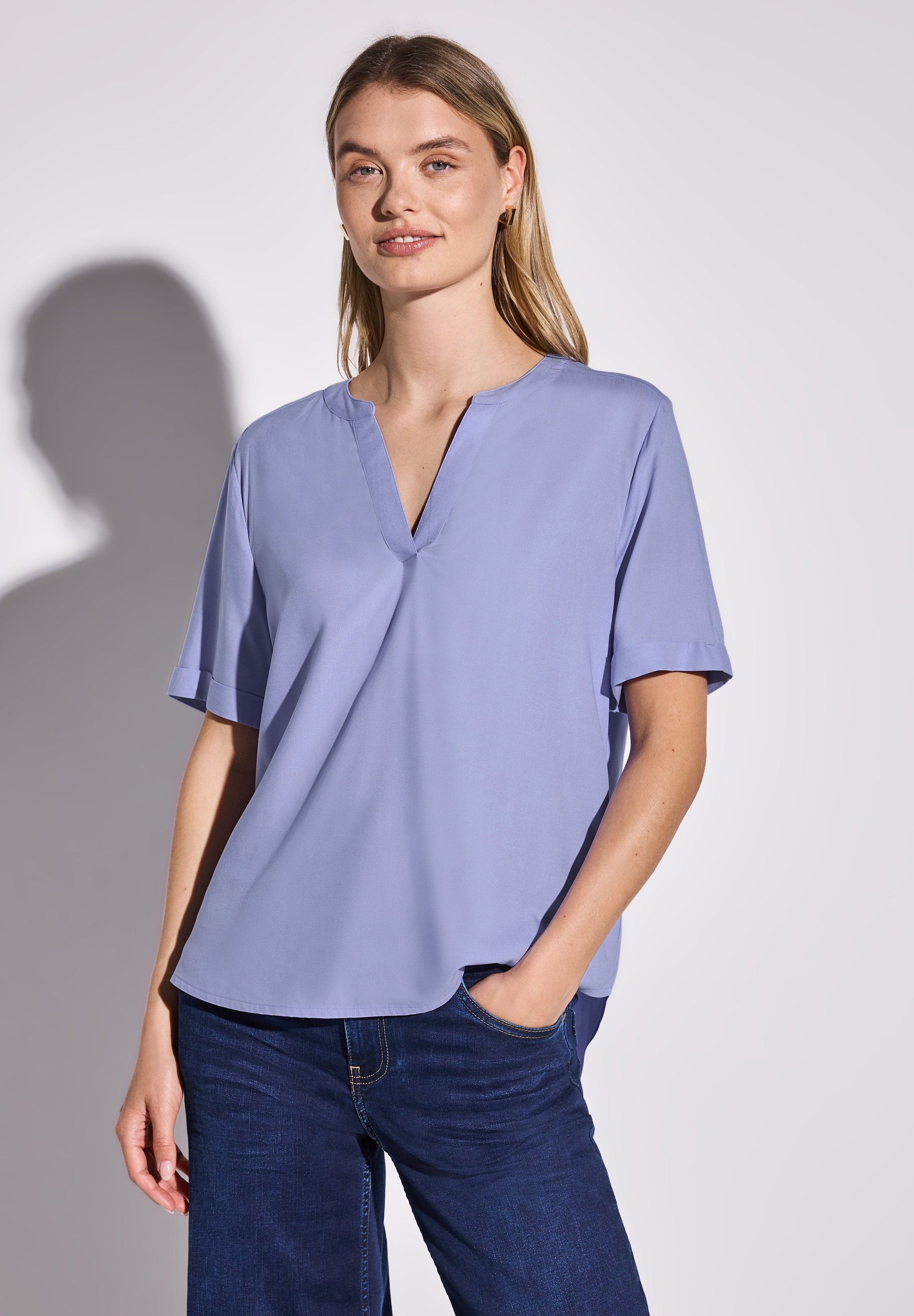 STREET ONE Shirtbluse, aus softer Viskose