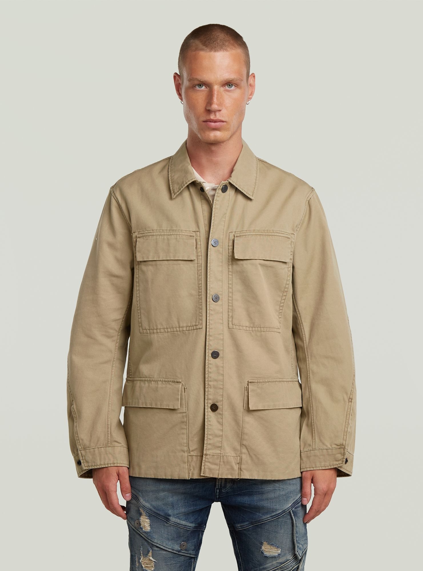 G-STAR Langarmshirt »Reversible 4 Pocket Hemd«