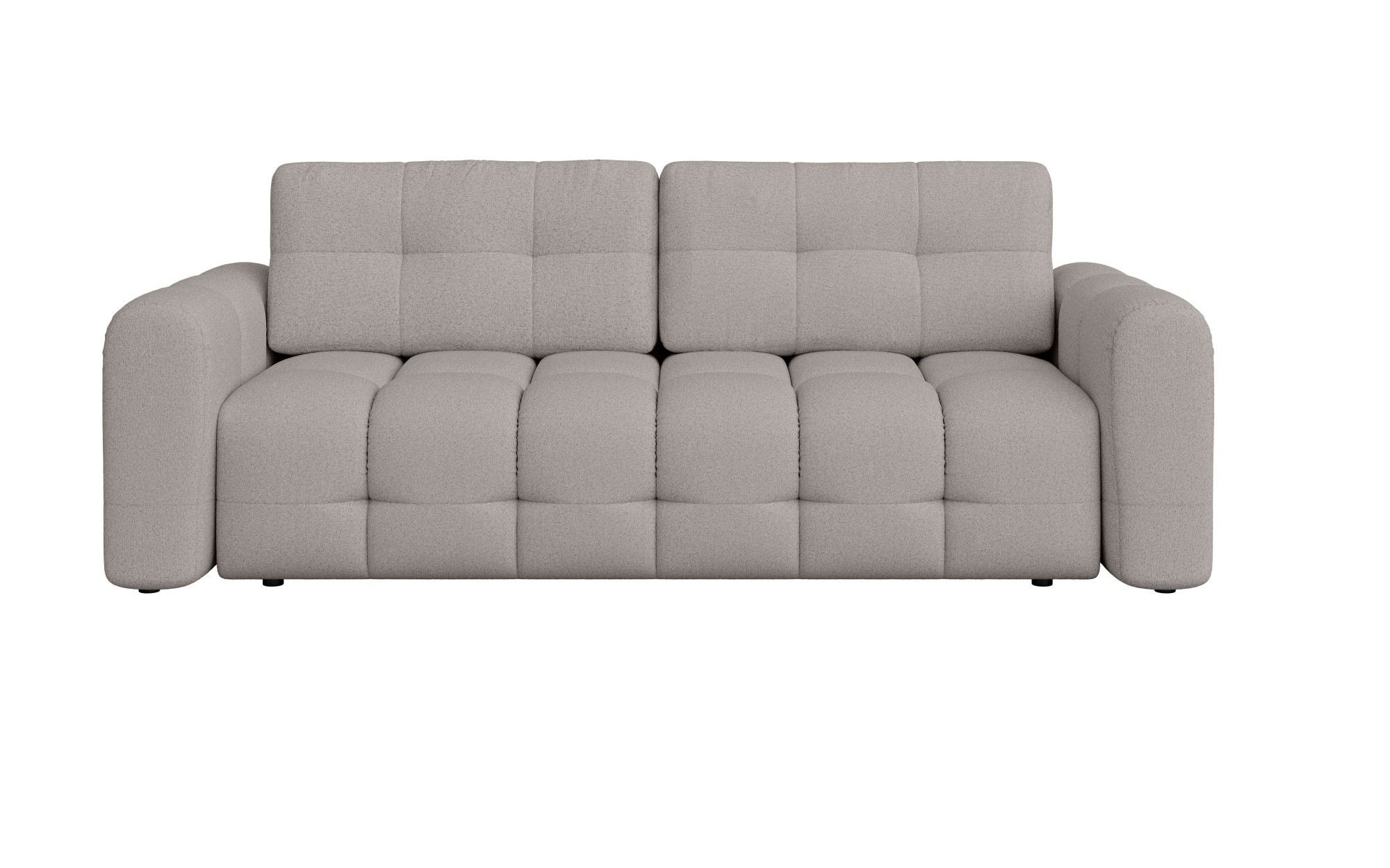 INOSIGN 3-Sitzer »Manilla, wahlweise mit Bettfunktion, B/T/H 265/117/91 cm«, mit Wellenunterfederung, in verschiedenen Materialien und Farben