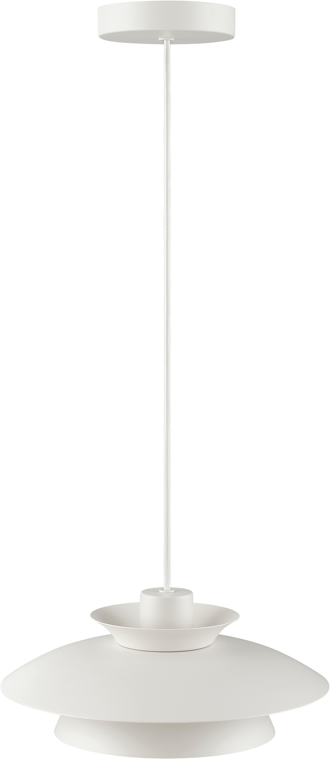 Brilliant Pendelleuchte »Appia« E27 1 Stk. Doppelschirm, Ø 30,5 cm, H 120 cm, E27 Fassung, Metall