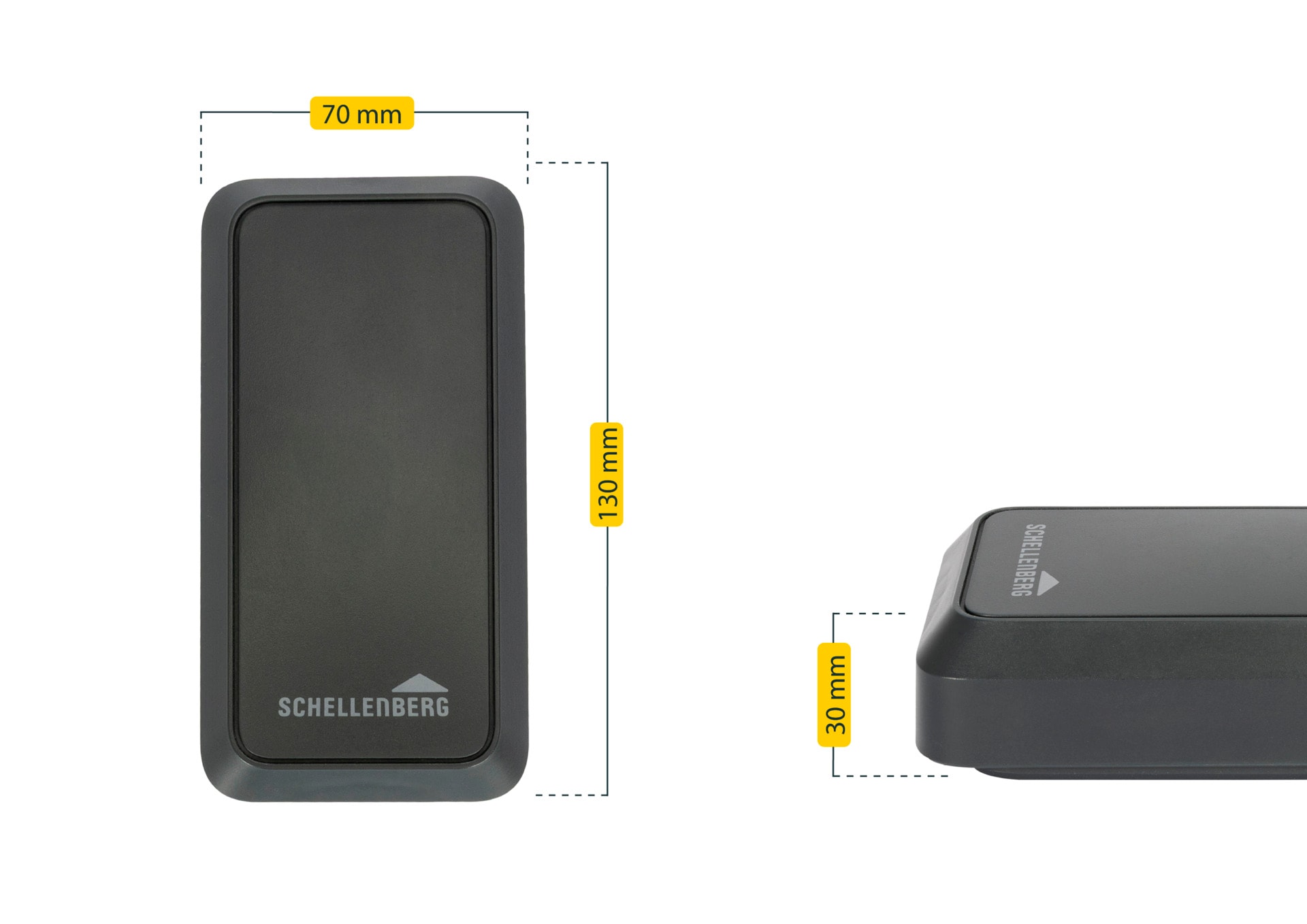 SCHELLENBERG Tor-Funksteuerung »mit Abdeckung für Gargentore, Funk-Codierschalter batteriebetrieben« Garagentorantrieb Funkfrequenz 433,92 MHz bis 20 m, Außenmontage