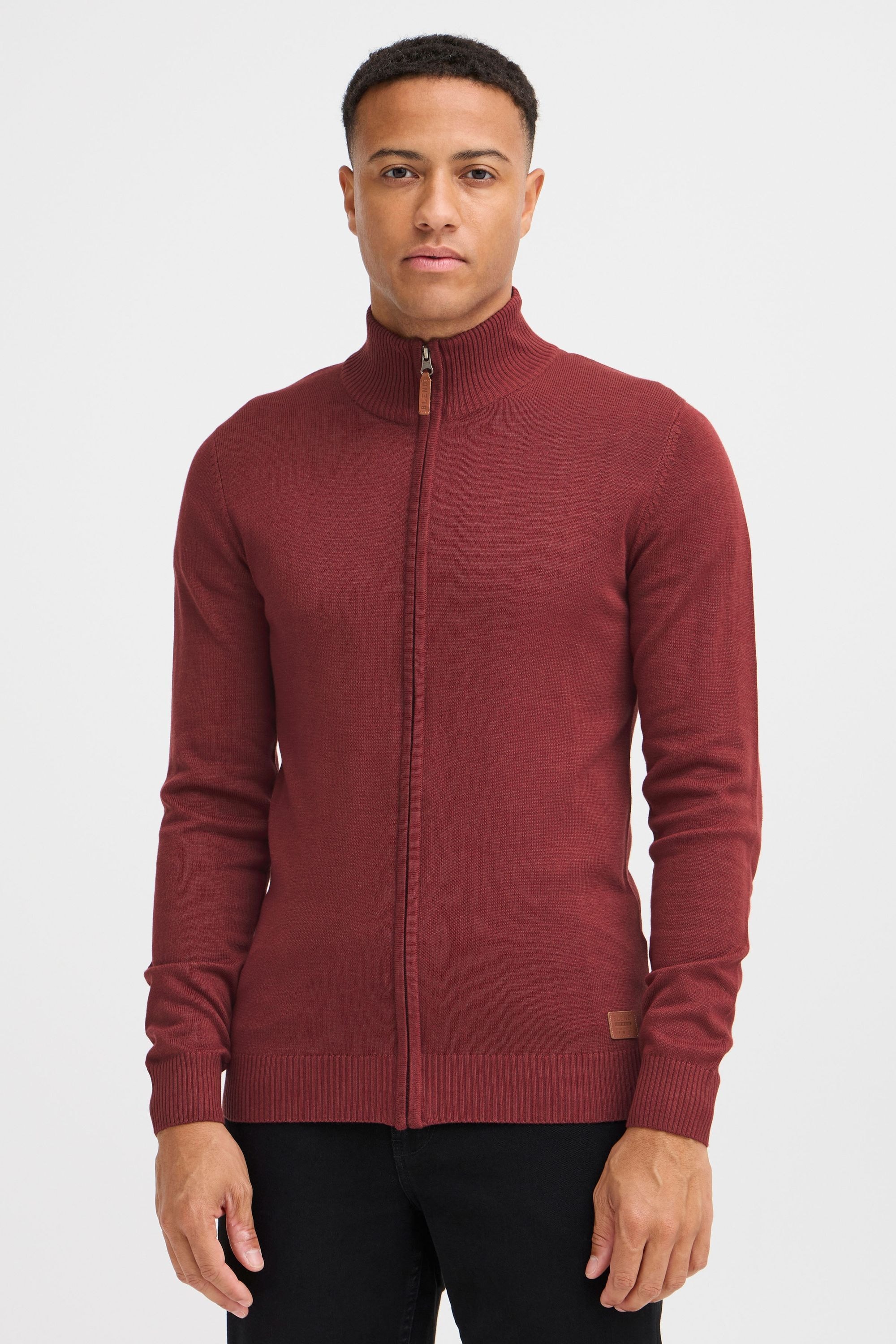 Blend Strickjacke "BHNorman", Bequeme Feinstrick-Jacke mit Stehkragen und e günstig online kaufen