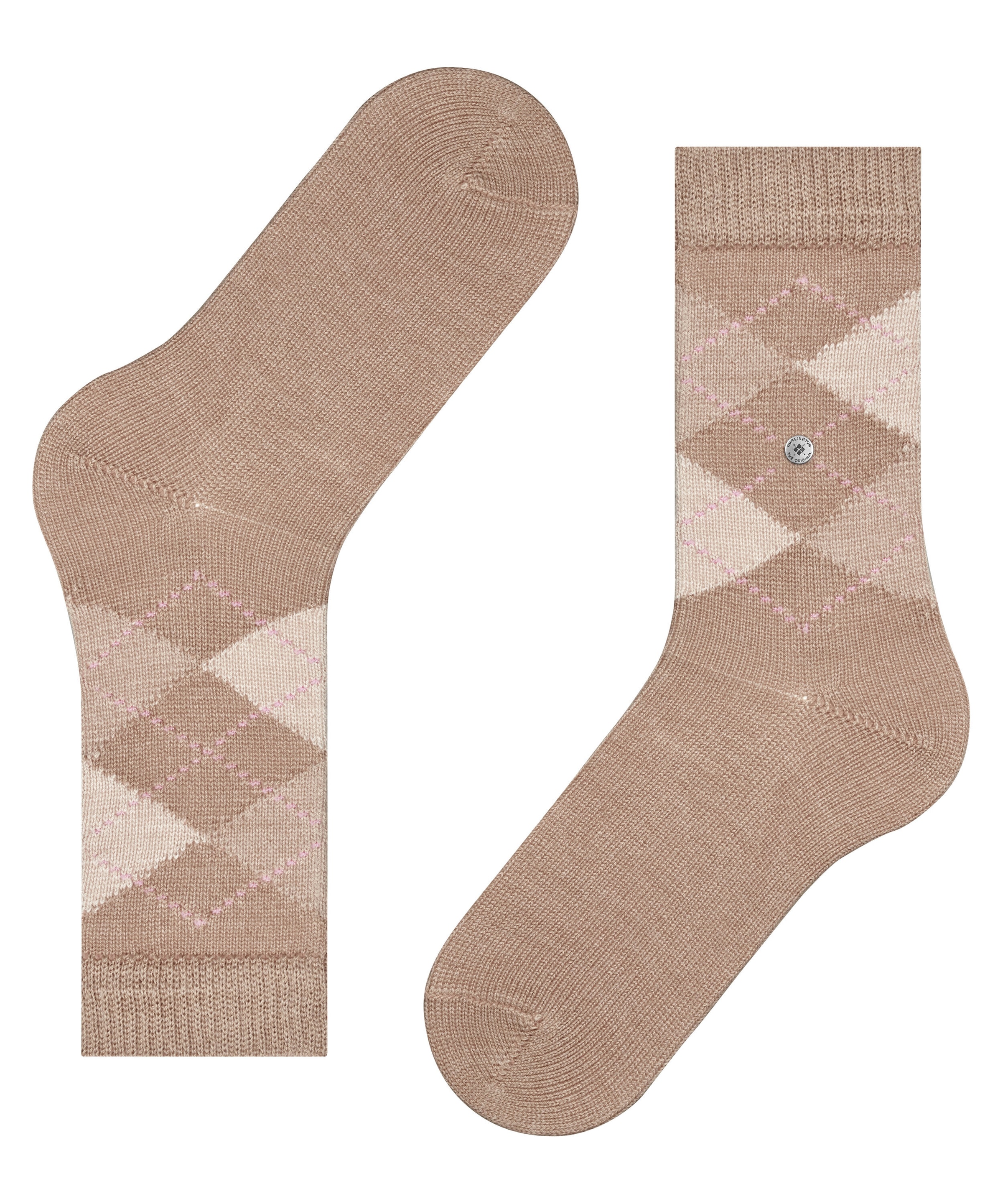 Burlington Socken »Whitby« Einheitsgröße 36-41, Argyle-Muster, weiche Haptik