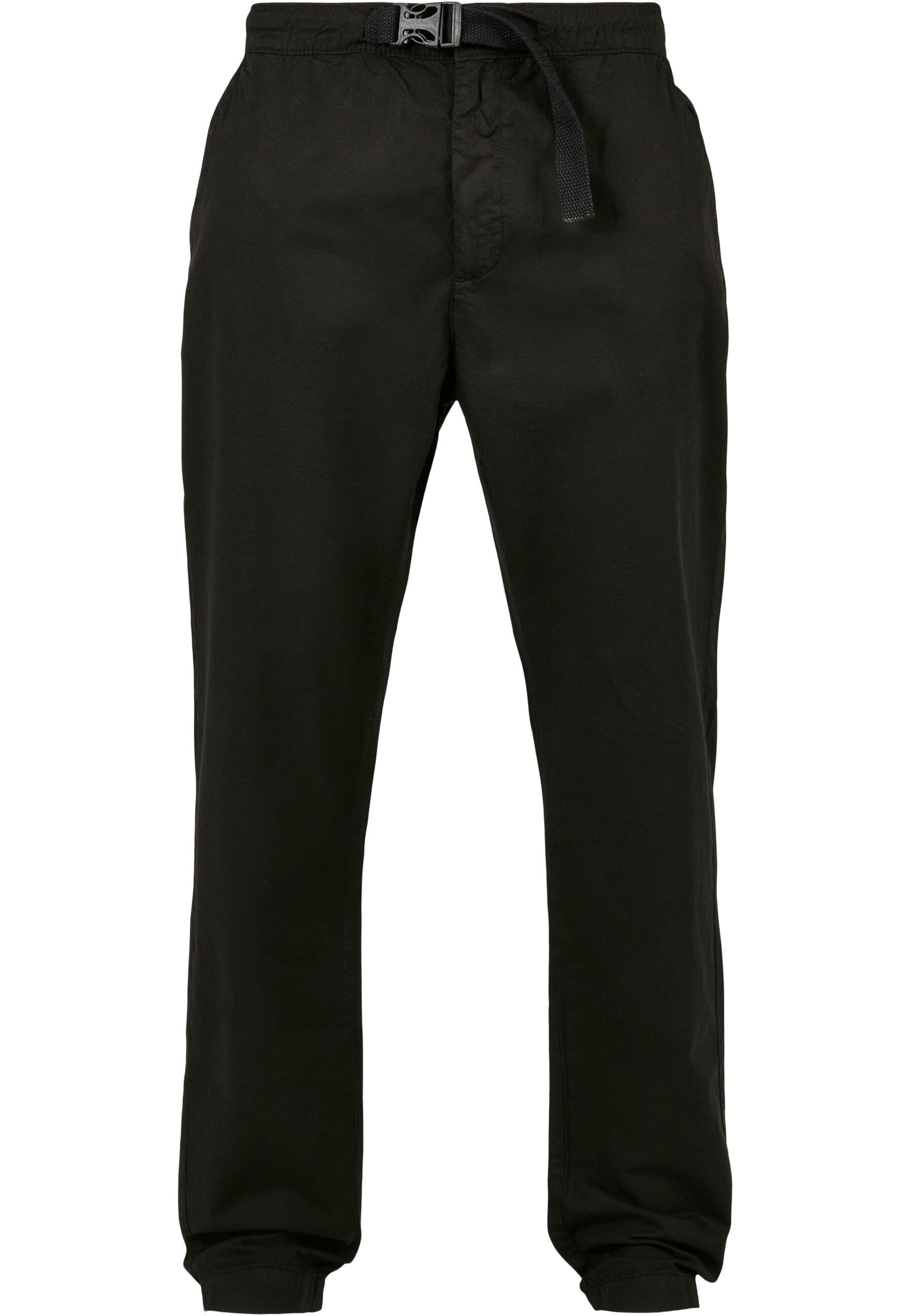 URBAN CLASSICS Stoffhose "Urban Classics Herren Straight Leg Chino with Belt", (1 tlg.)