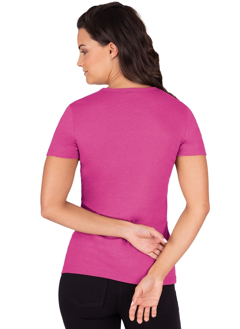 Trigema T-Shirt »TRIGEMA T-Shirt aus Baumwolle/Elastan«, (1 tlg.)