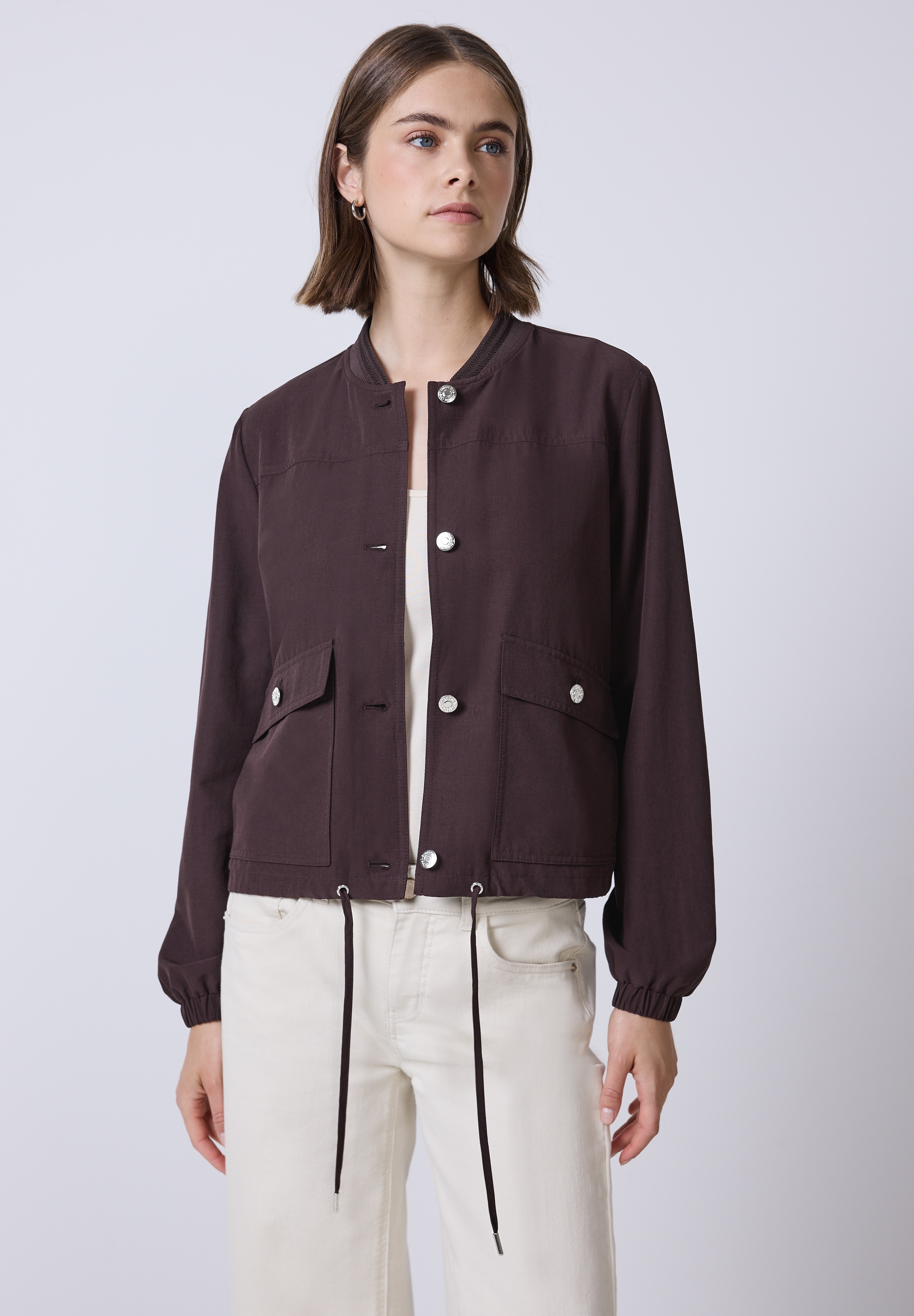 STREET ONE STUDIO Blouson, ohne Kapuze, mit Tunnelzugsaum günstig online kaufen