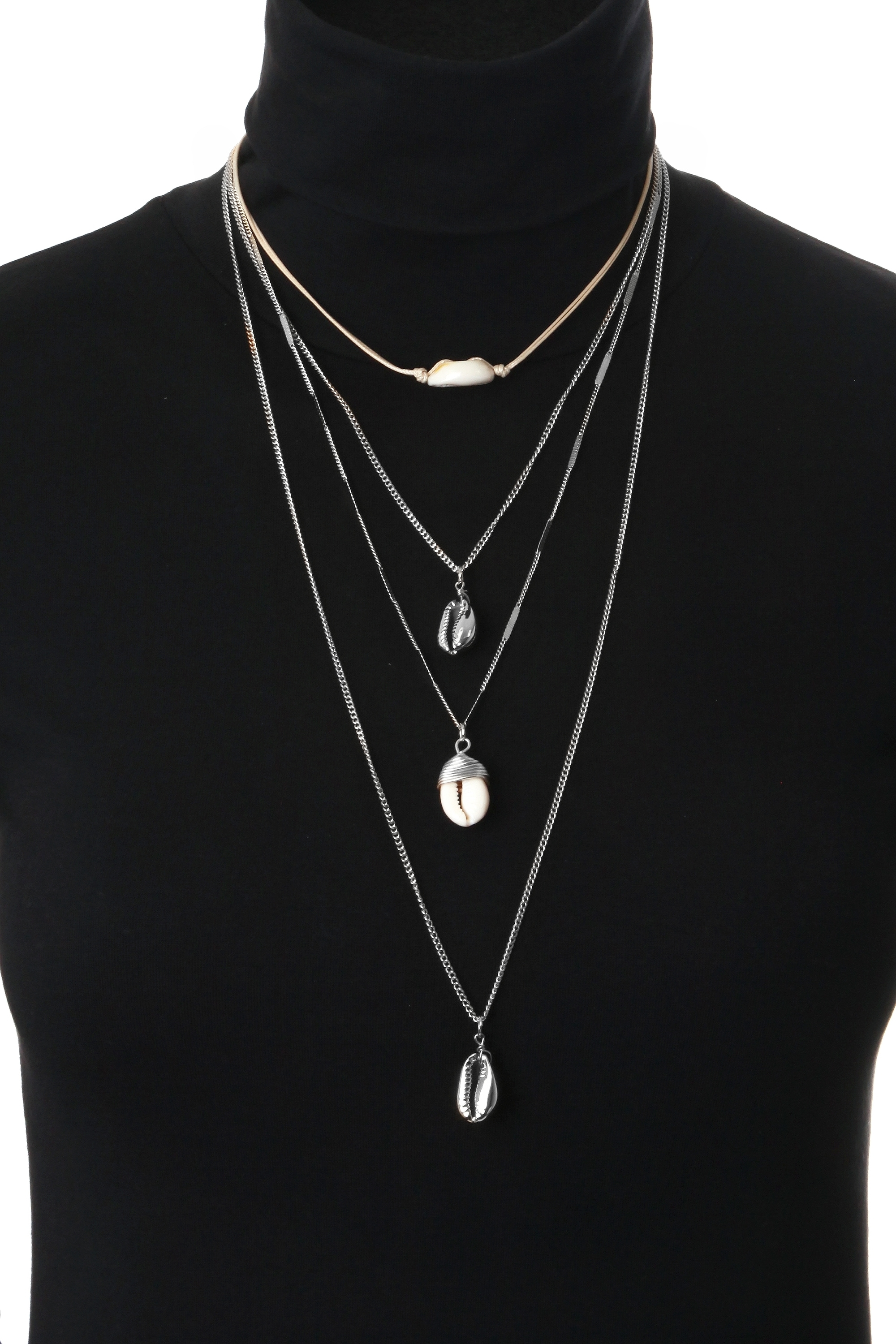 COLLEZIONE ALESSANDRO Ketten-Set »Kira«, mit echten Muscheln