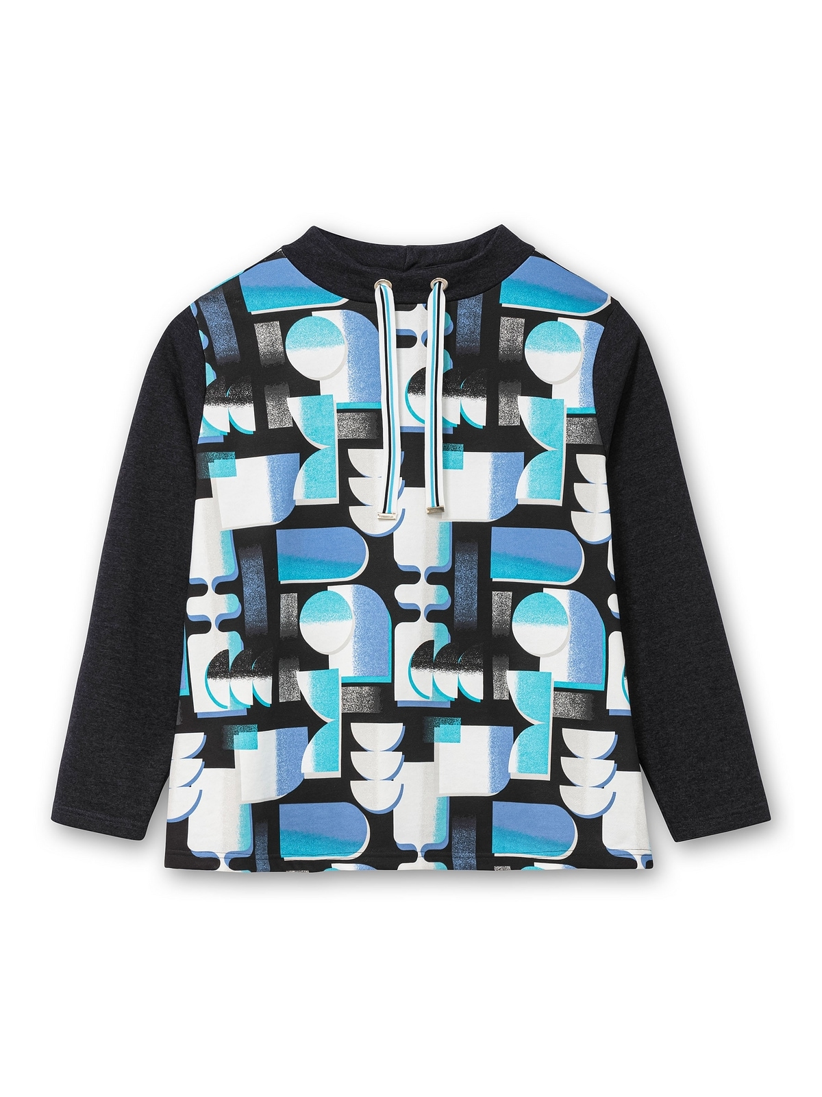Sheego Sweatshirt »Große Größen«, mit Stehkragen und Grafikprint