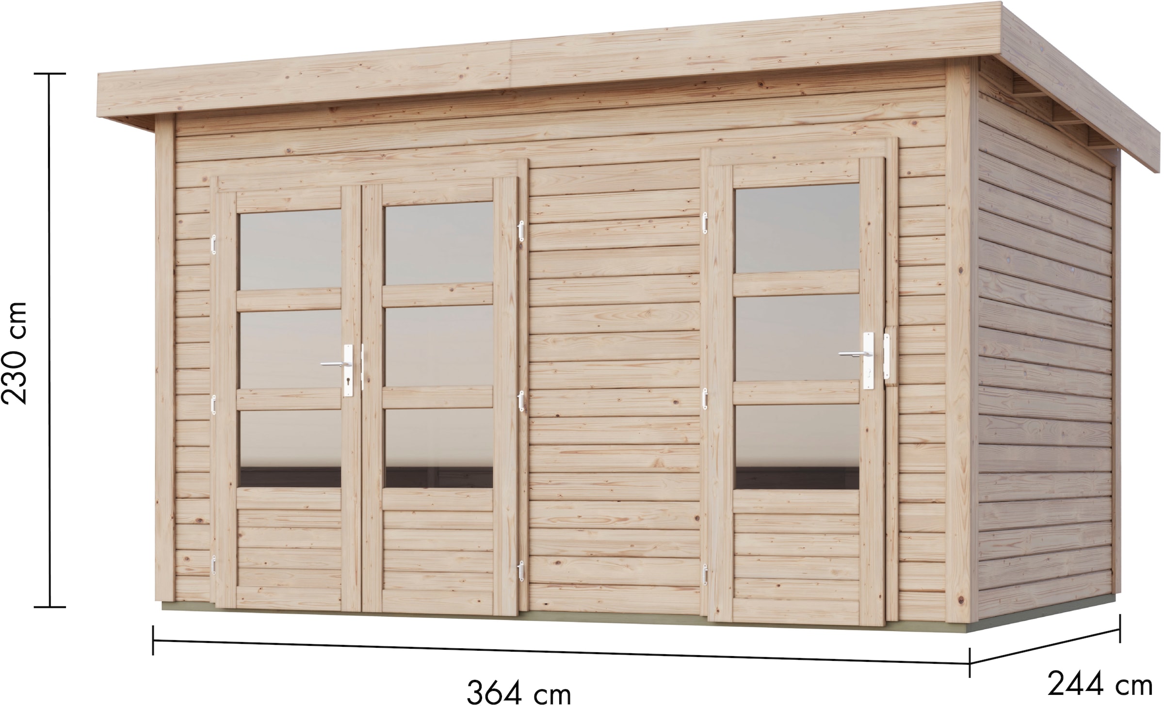 KONIFERA Gartenhaus »Wega«